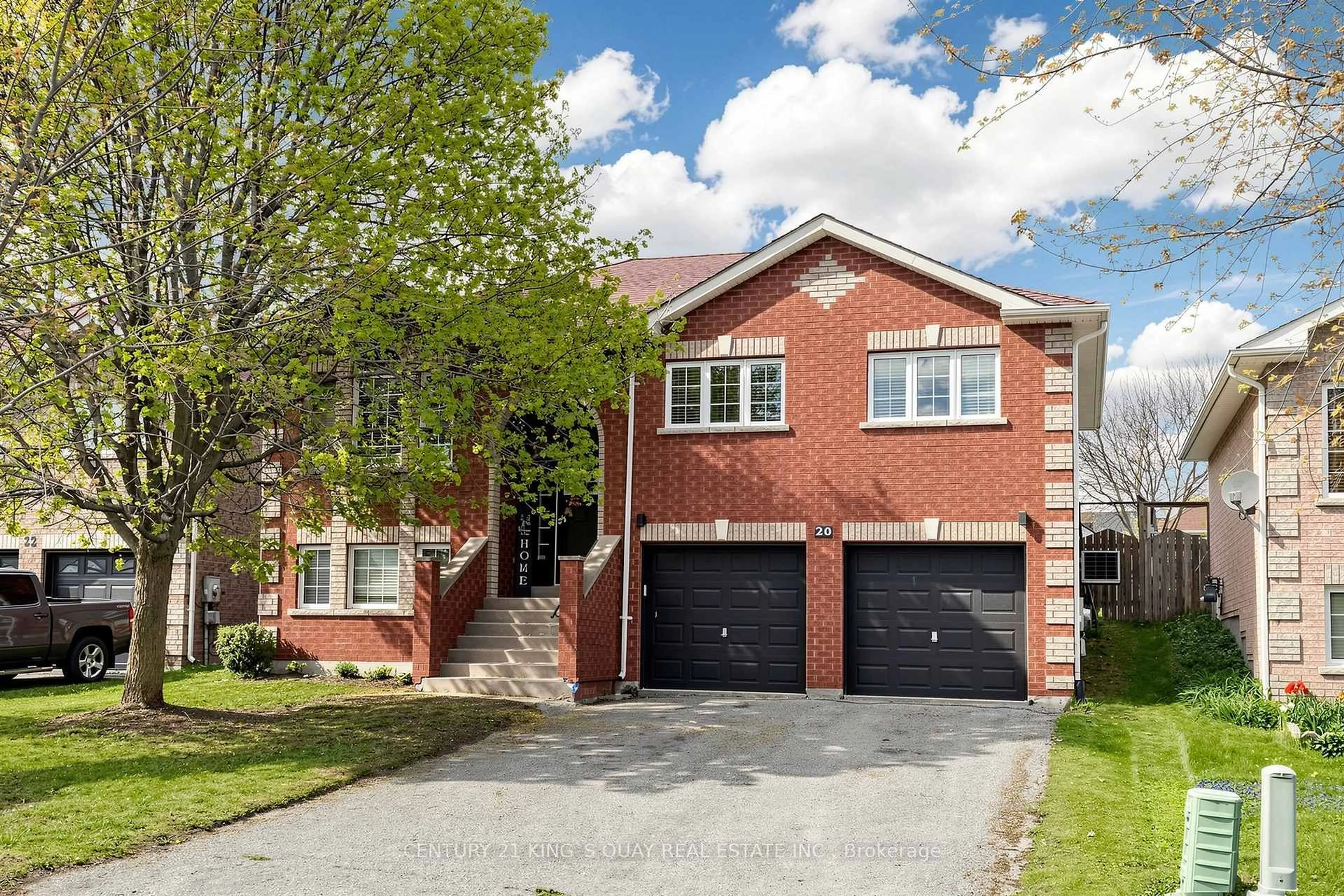 Home with brick exterior material, street for 20 Kerfoot Cres, Georgina Ontario L4P 4C1