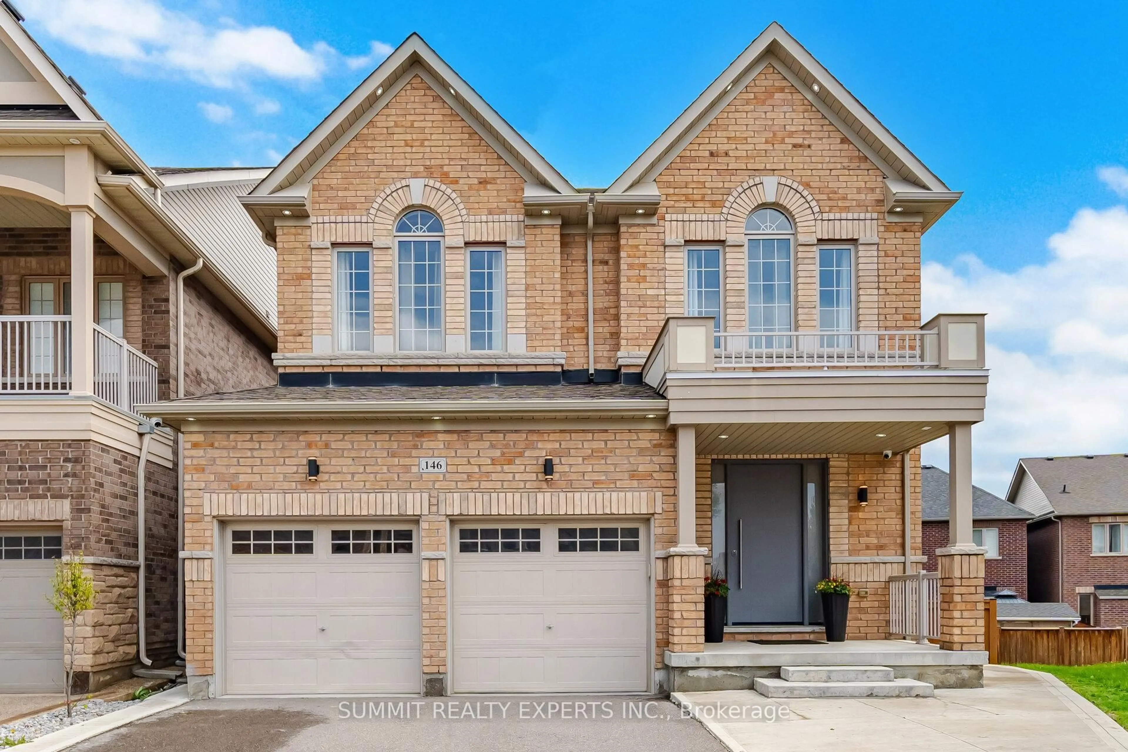 Home with brick exterior material, street for 146 Beaconsfield Dr, Vaughan Ontario L4H 4L7