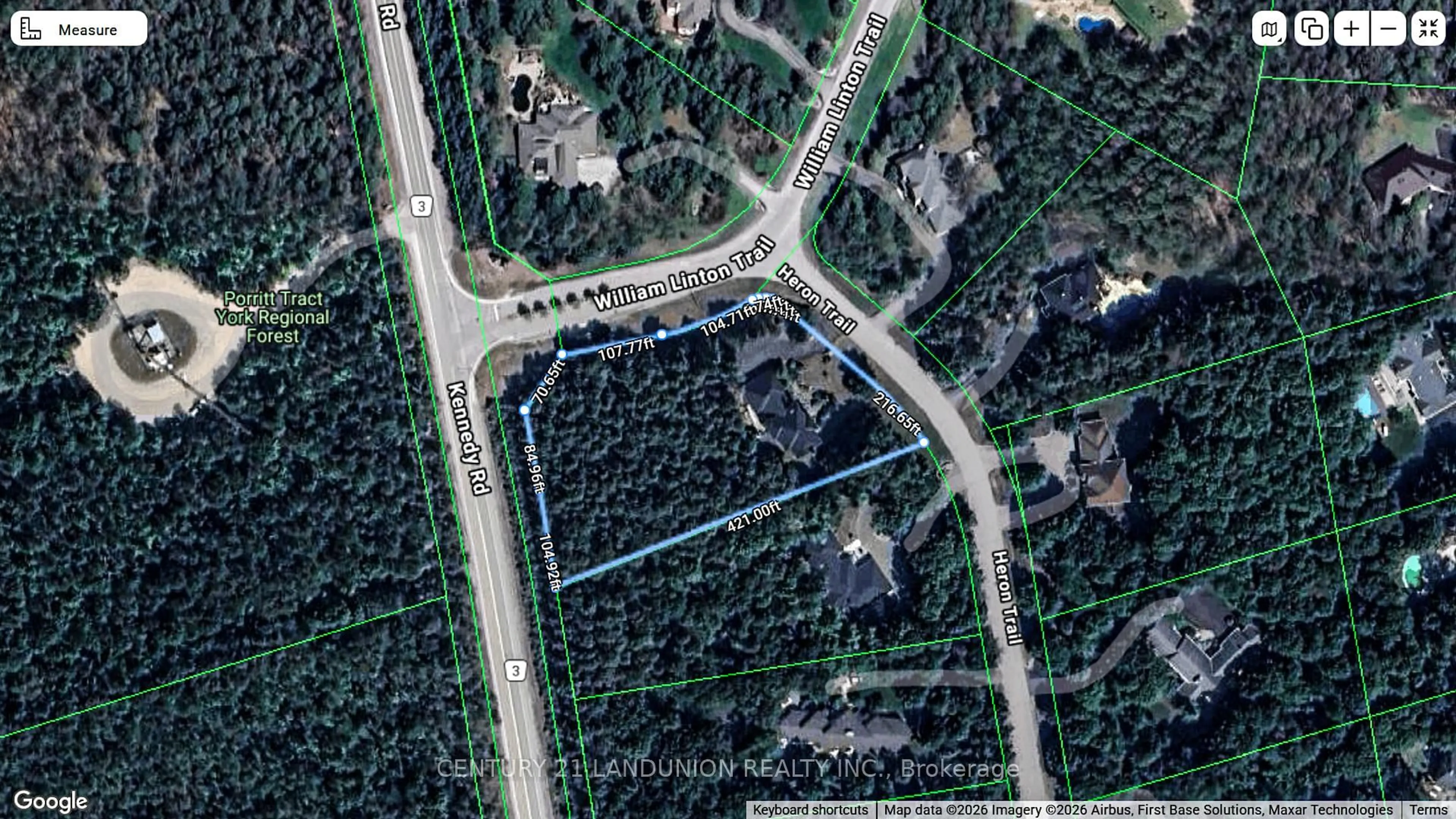 Picture of a map for 2 Heron Tr, Whitchurch-Stouffville Ontario L3Y 4W1