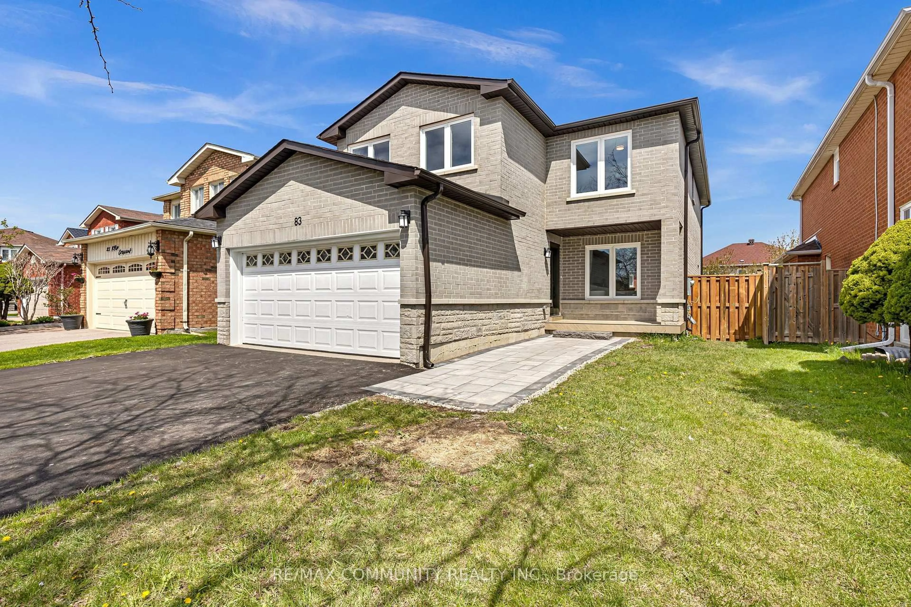 Home with brick exterior material, street for 83 Kyla Cres, Markham Ontario L3S 2Y4