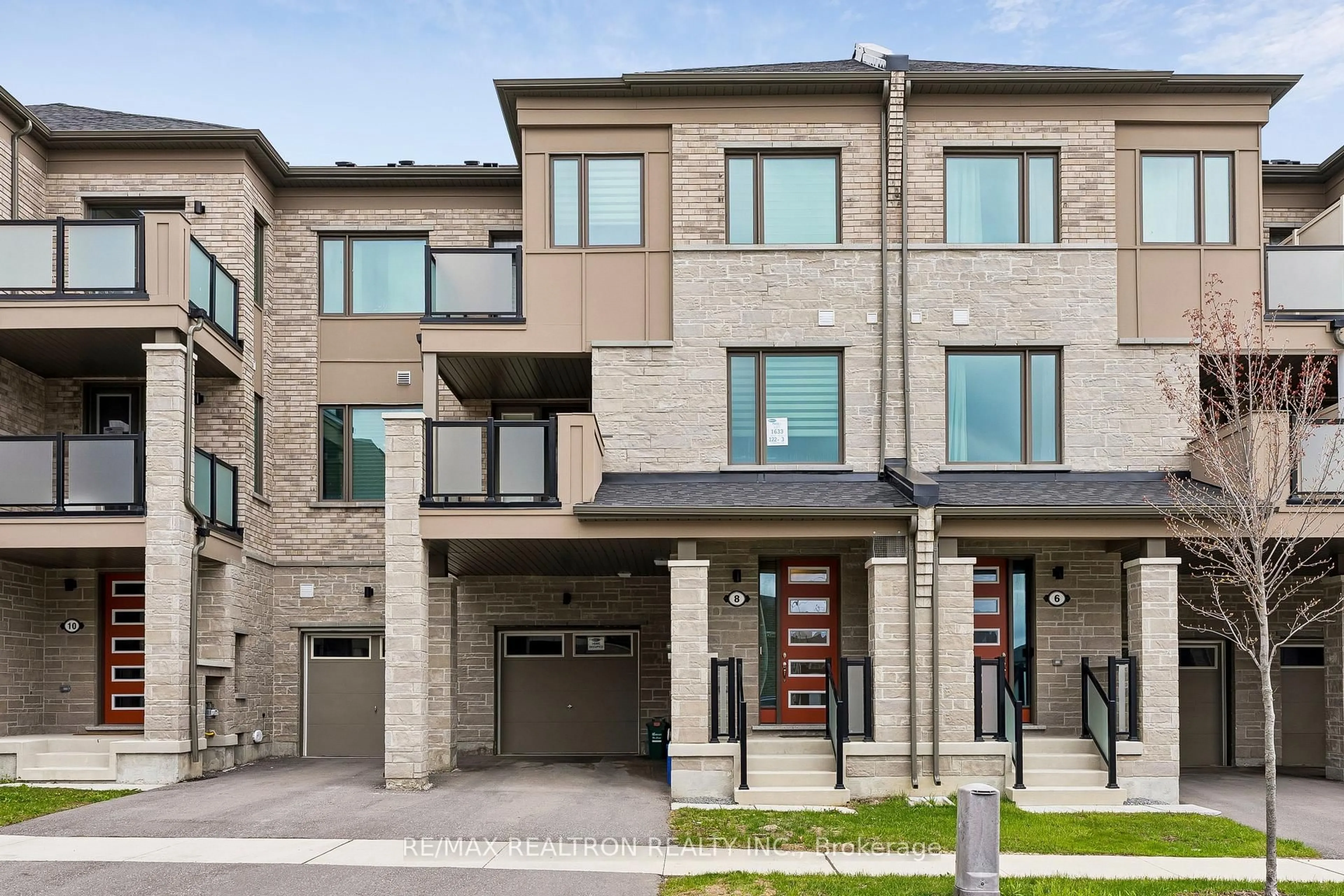 Home with brick exterior material, street for 8 Thomas Frisby Jr Cres, Markham Ontario L6C 3L1
