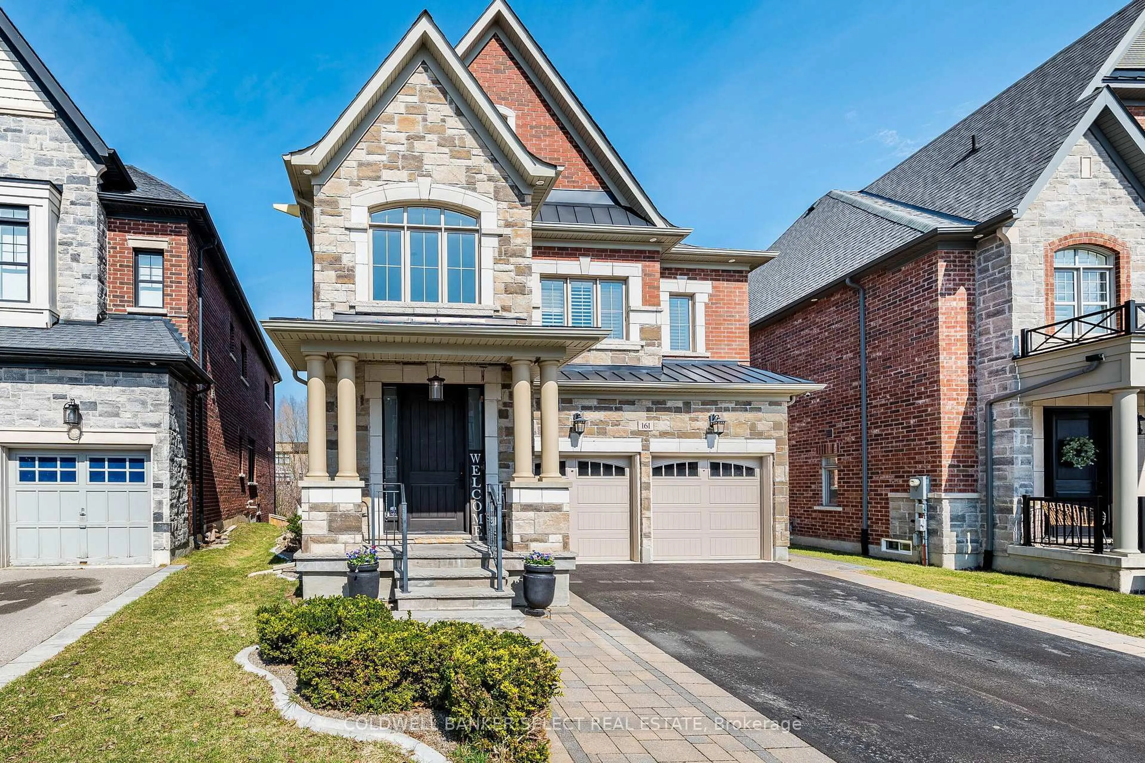 Home with brick exterior material, street for 161 Cranbrook Cres, Vaughan Ontario L4H 4L1