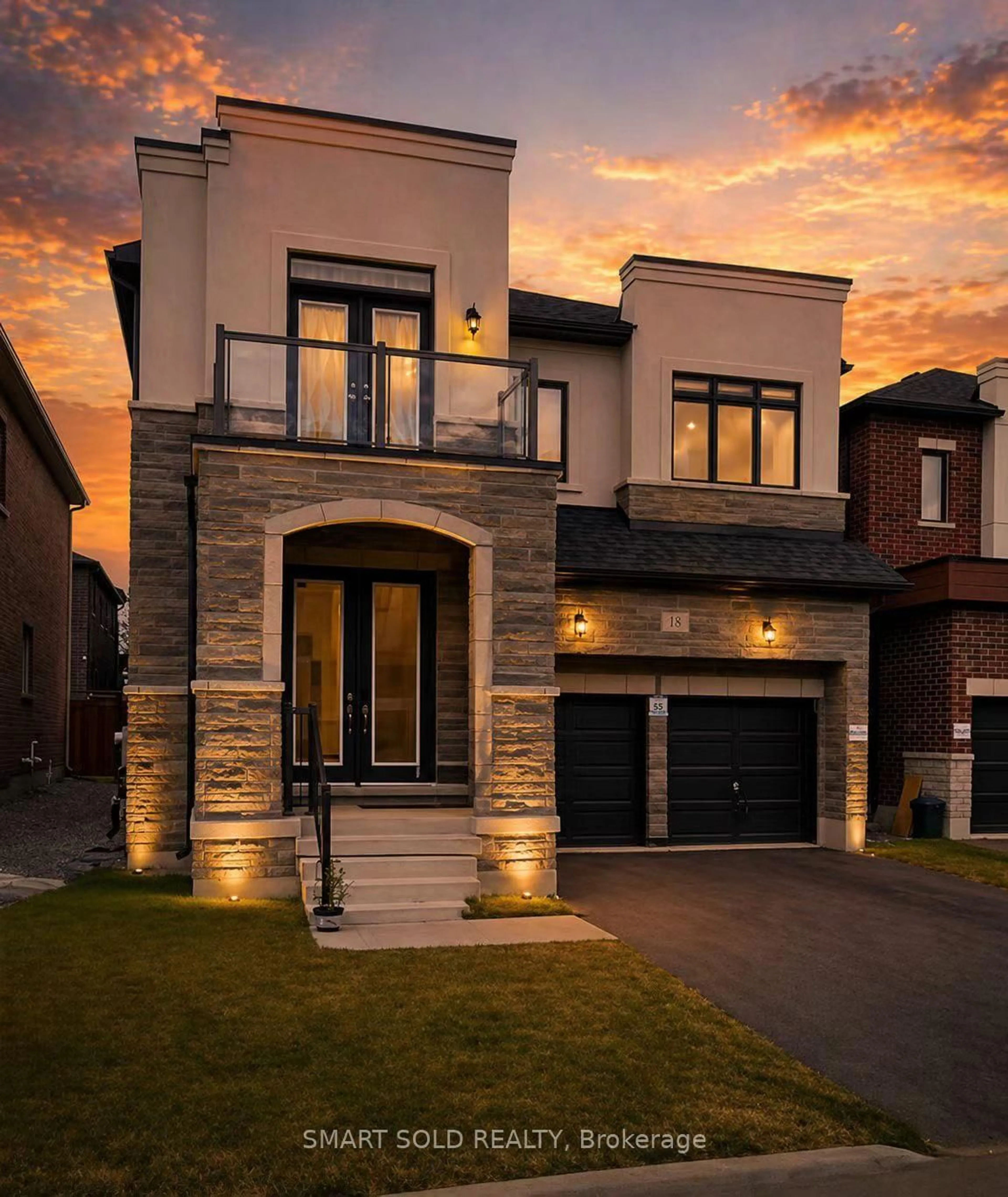 Home with brick exterior material, street for 18 Current Dr, Richmond Hill Ontario L4S 0M5