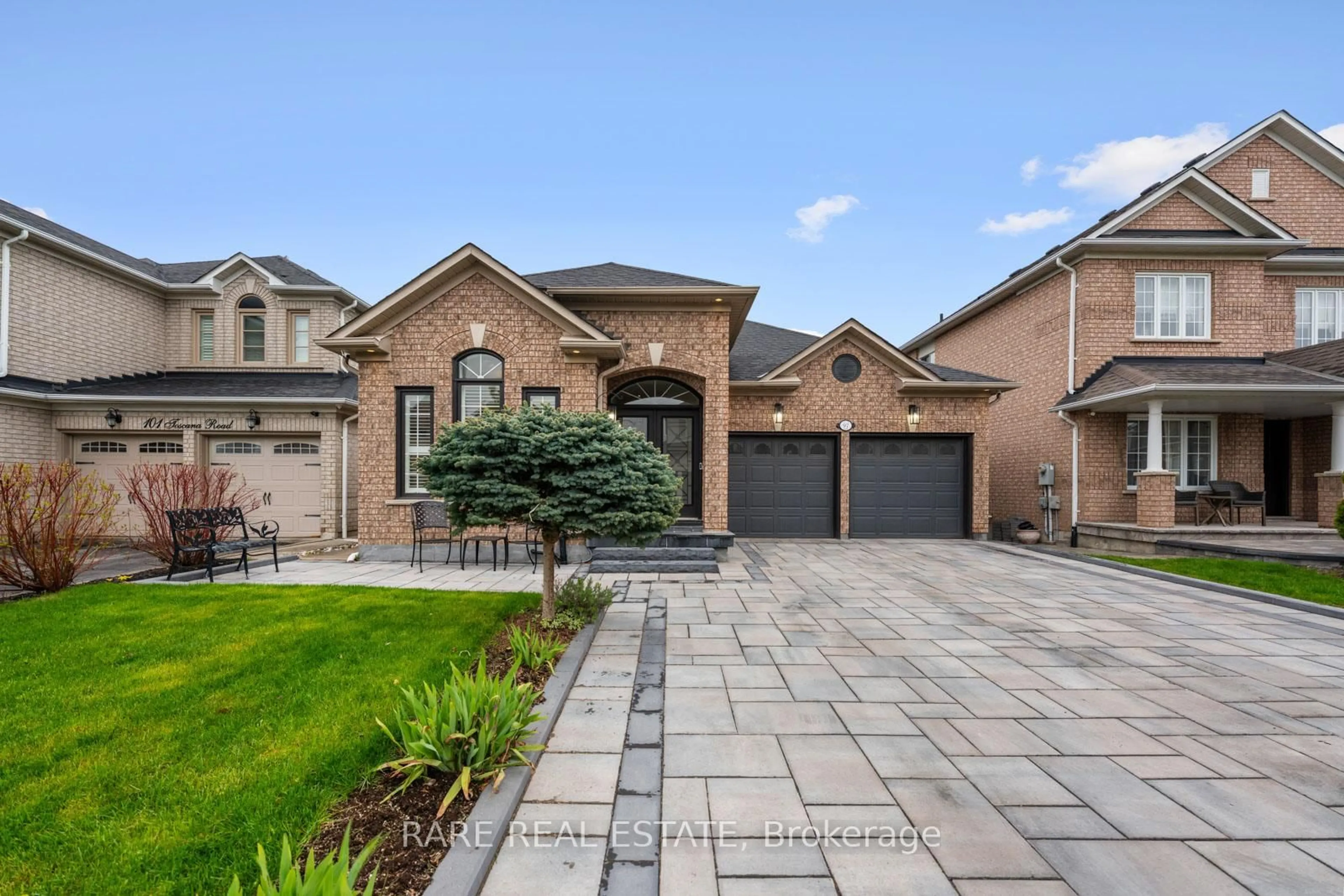 Home with brick exterior material, street for 97 Toscana Rd, Vaughan Ontario L4H 2G1