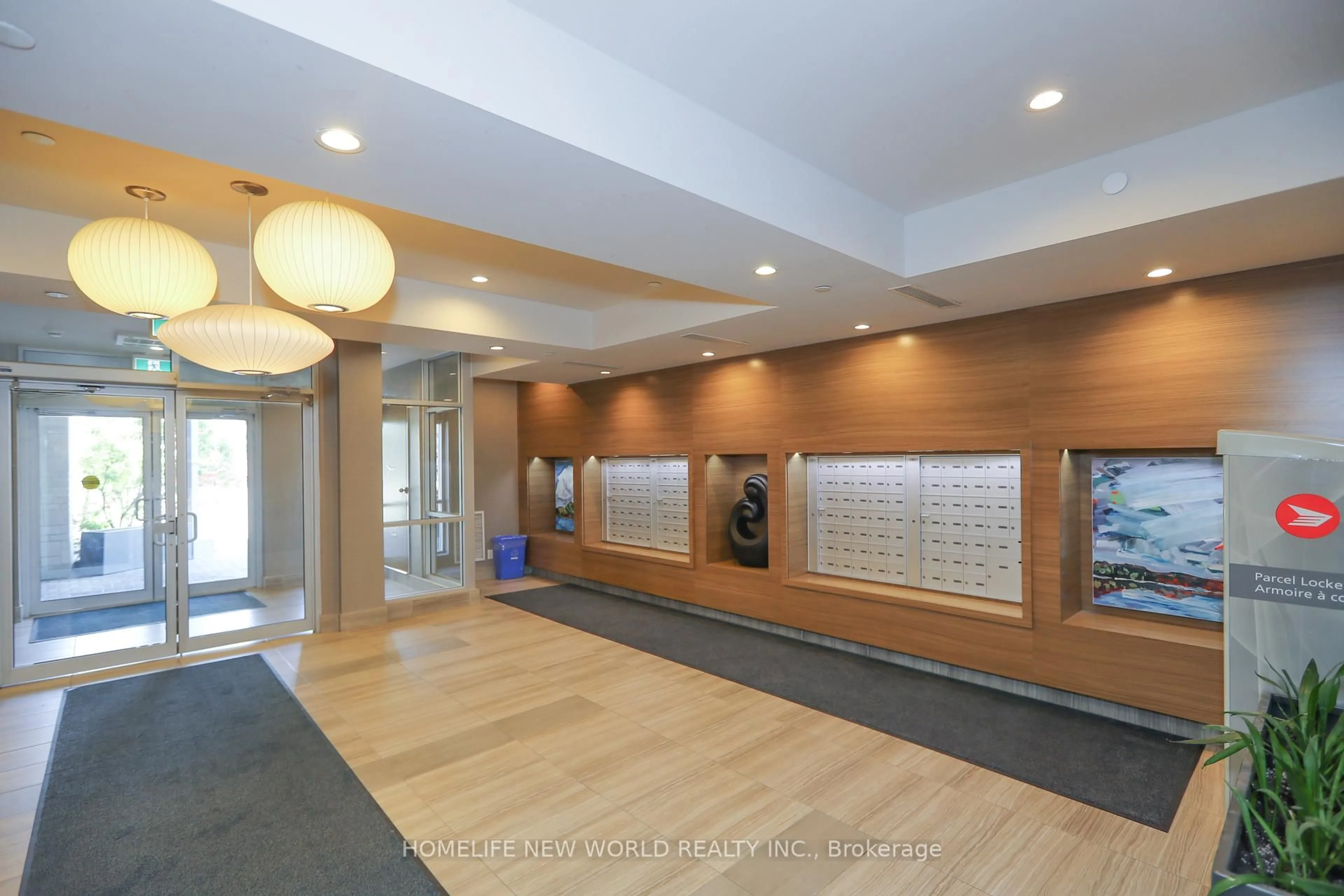 Indoor foyer for 2 Adam Sellers St #405, Markham Ontario L6B 1P5