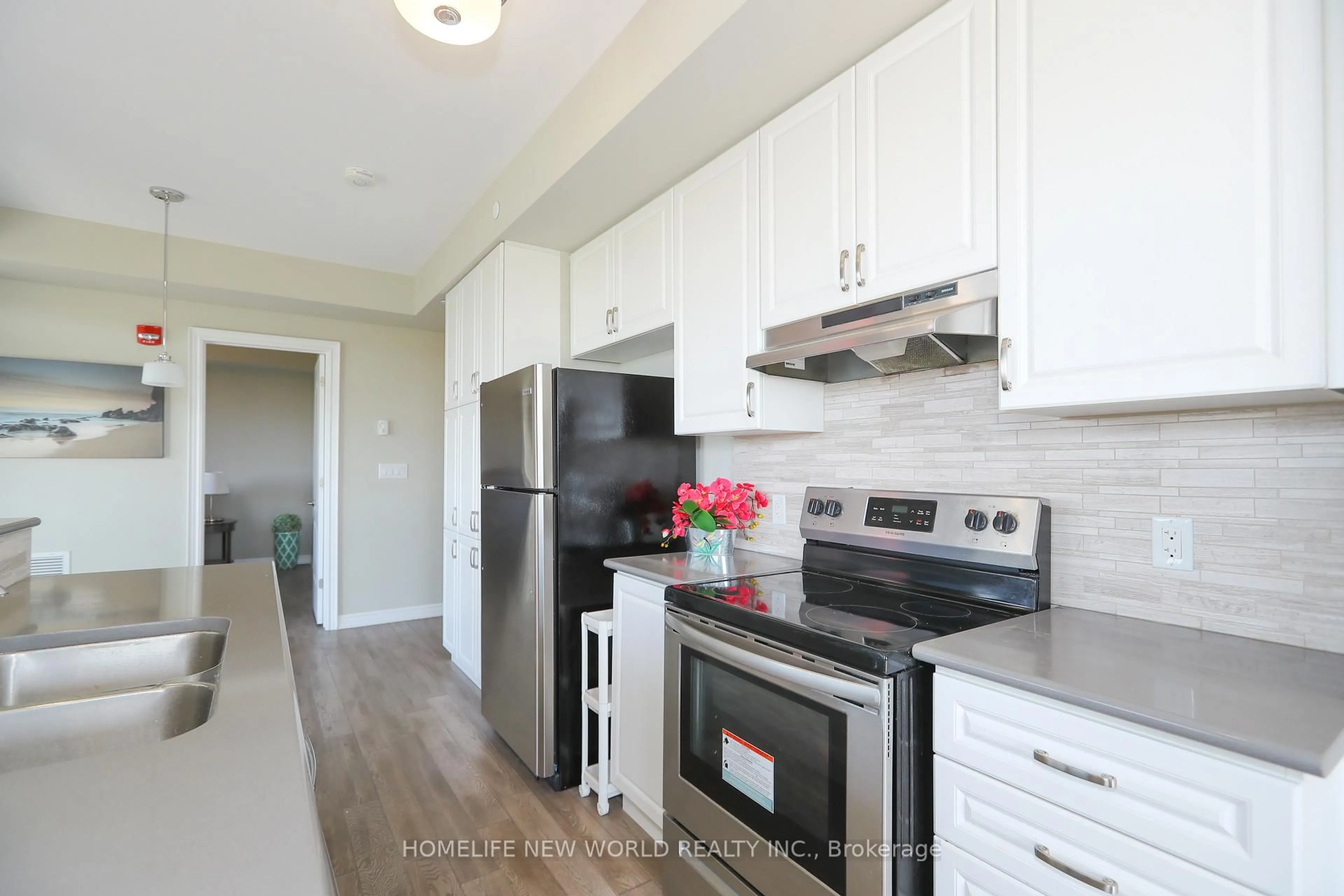 Open concept kitchen, unknown for 2 Adam Sellers St #405, Markham Ontario L6B 1P5