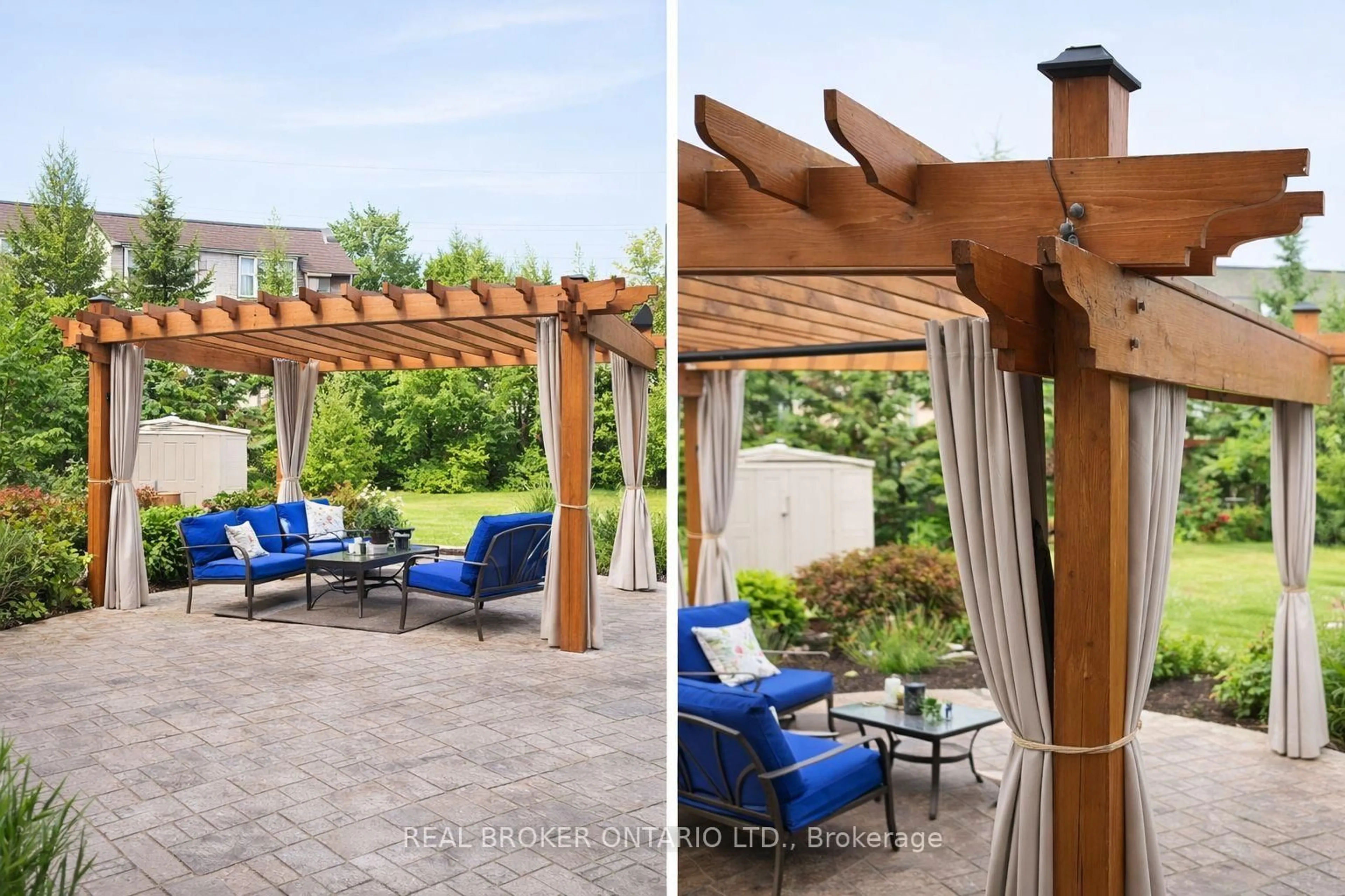 Patio, water/lake/river/ocean view for 44 Saltzburg Cres, Georgina Ontario L4P 4H3