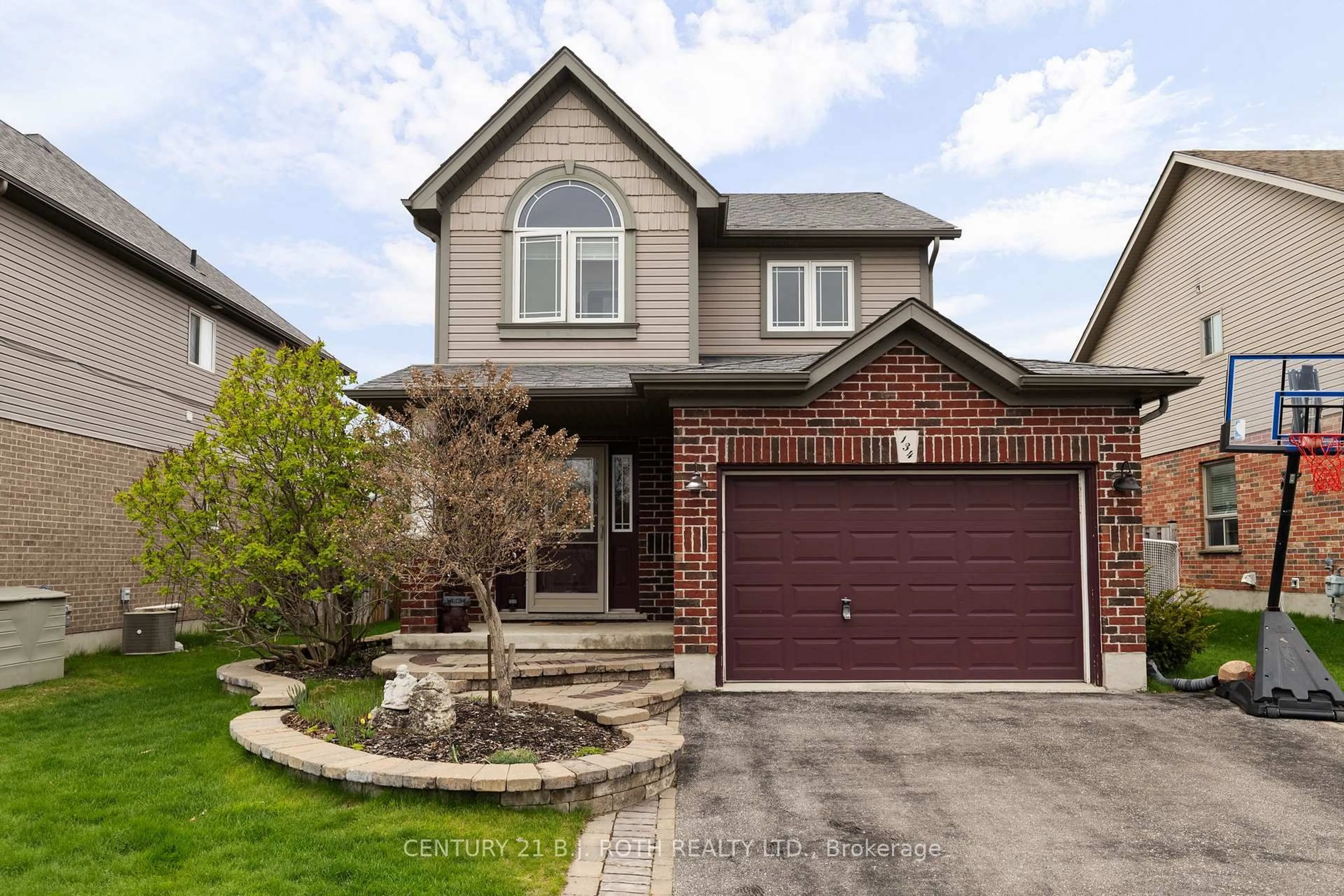 Home with brick exterior material, street for 134 Quigley St, Essa Ontario L3W 0P5