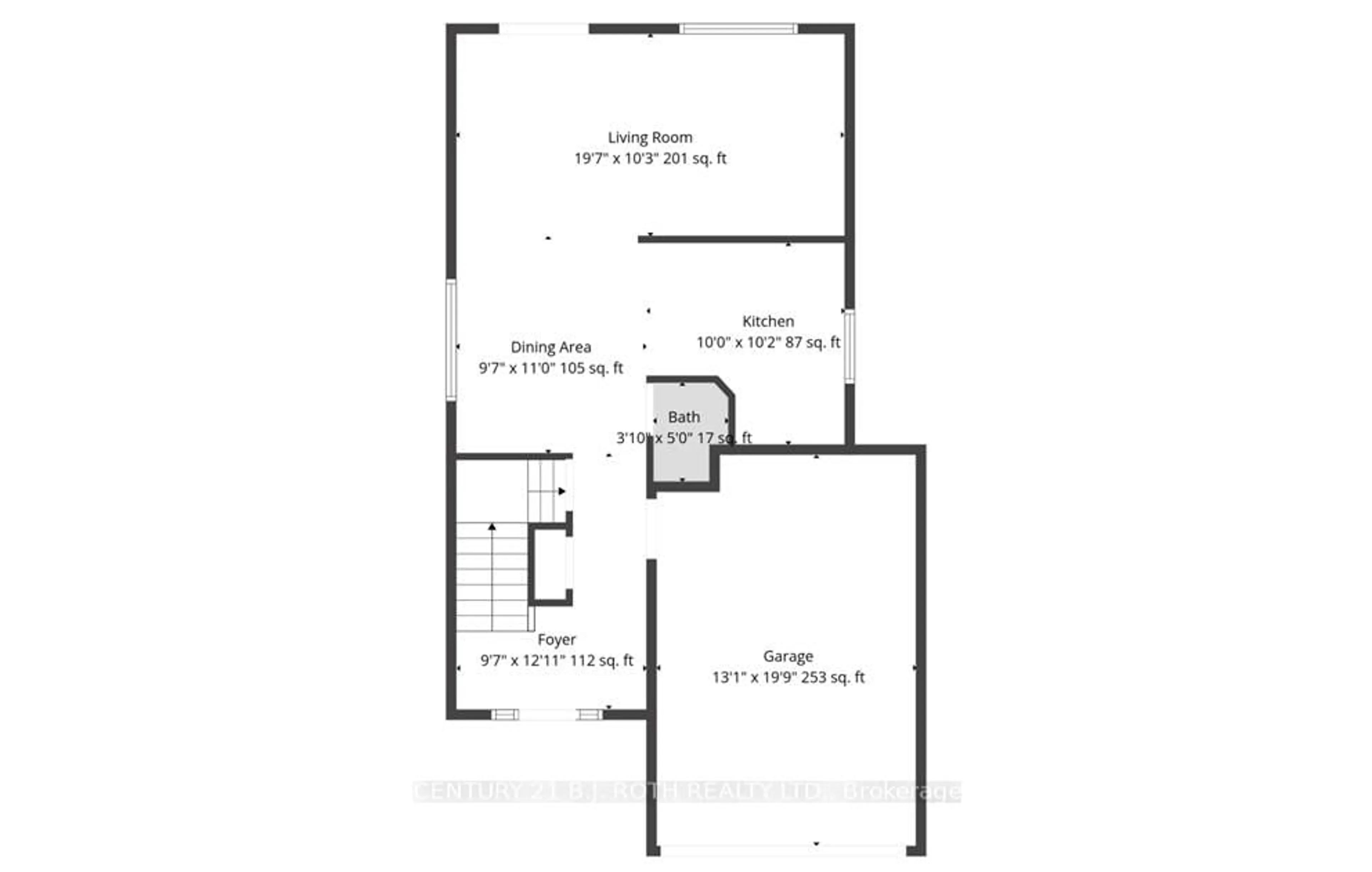 Floor plan for 134 Quigley St, Essa Ontario L3W 0P5