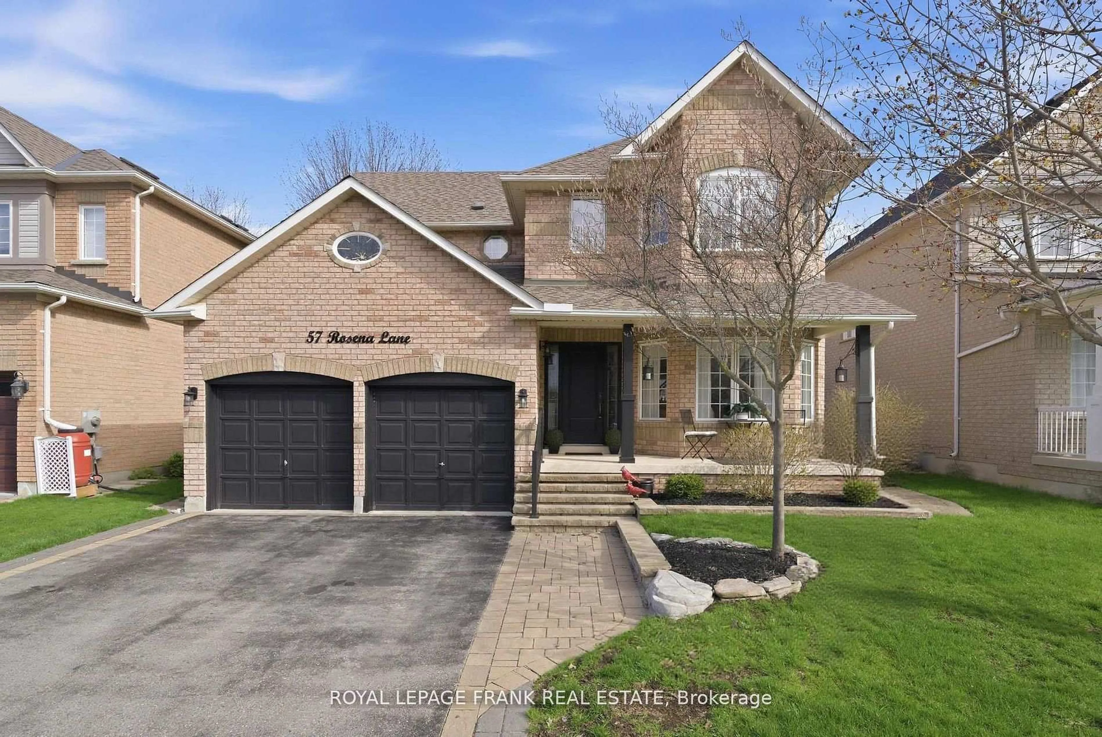 Home with brick exterior material, street for 57 Rosena Lane, Uxbridge Ontario L9P 1X7