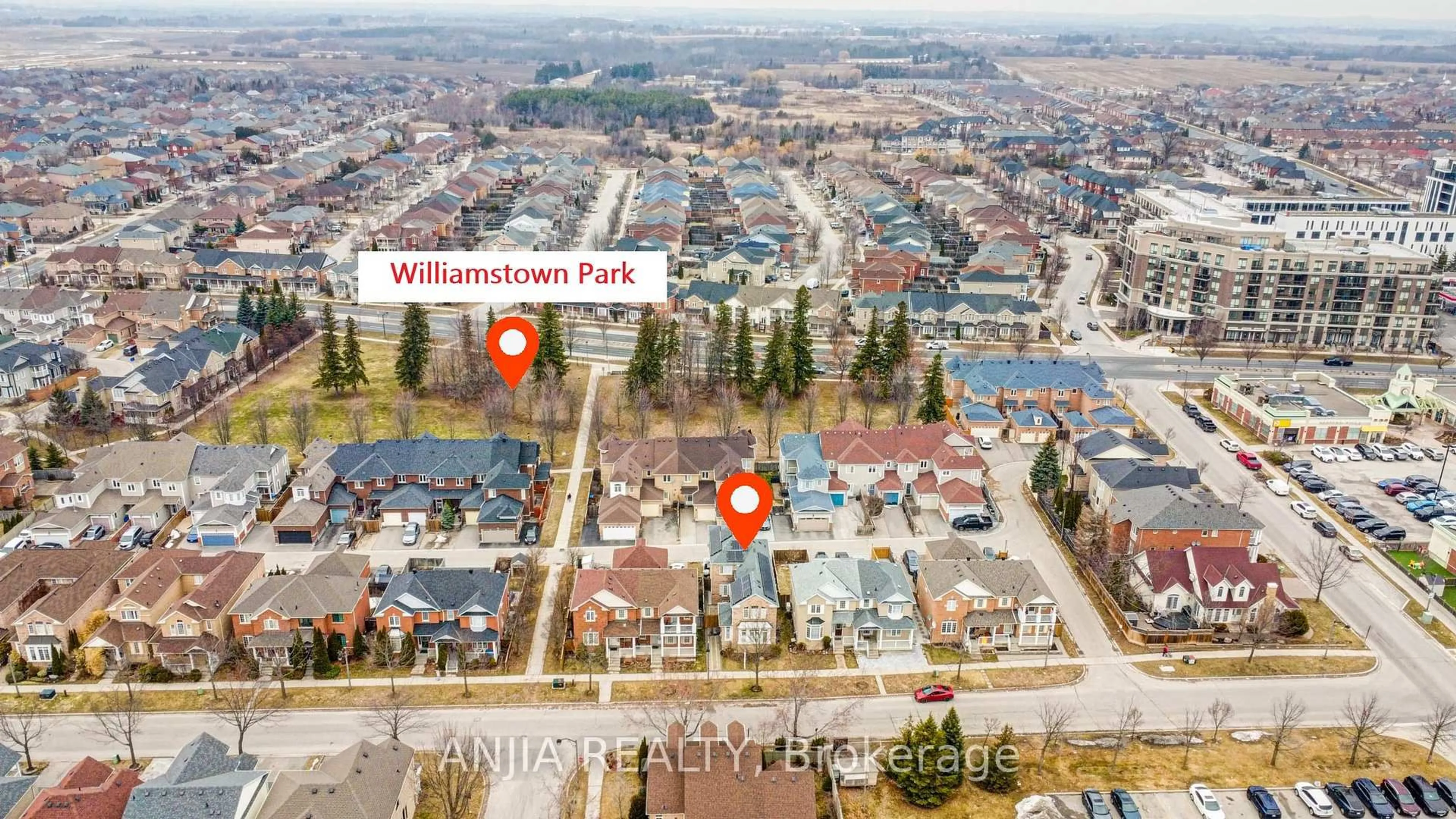 A pic from outside/outdoor area/front of a property/back of a property/a pic from drone, unknown for 116 Emery Hill Blvd, Markham Ontario L6C 2S6