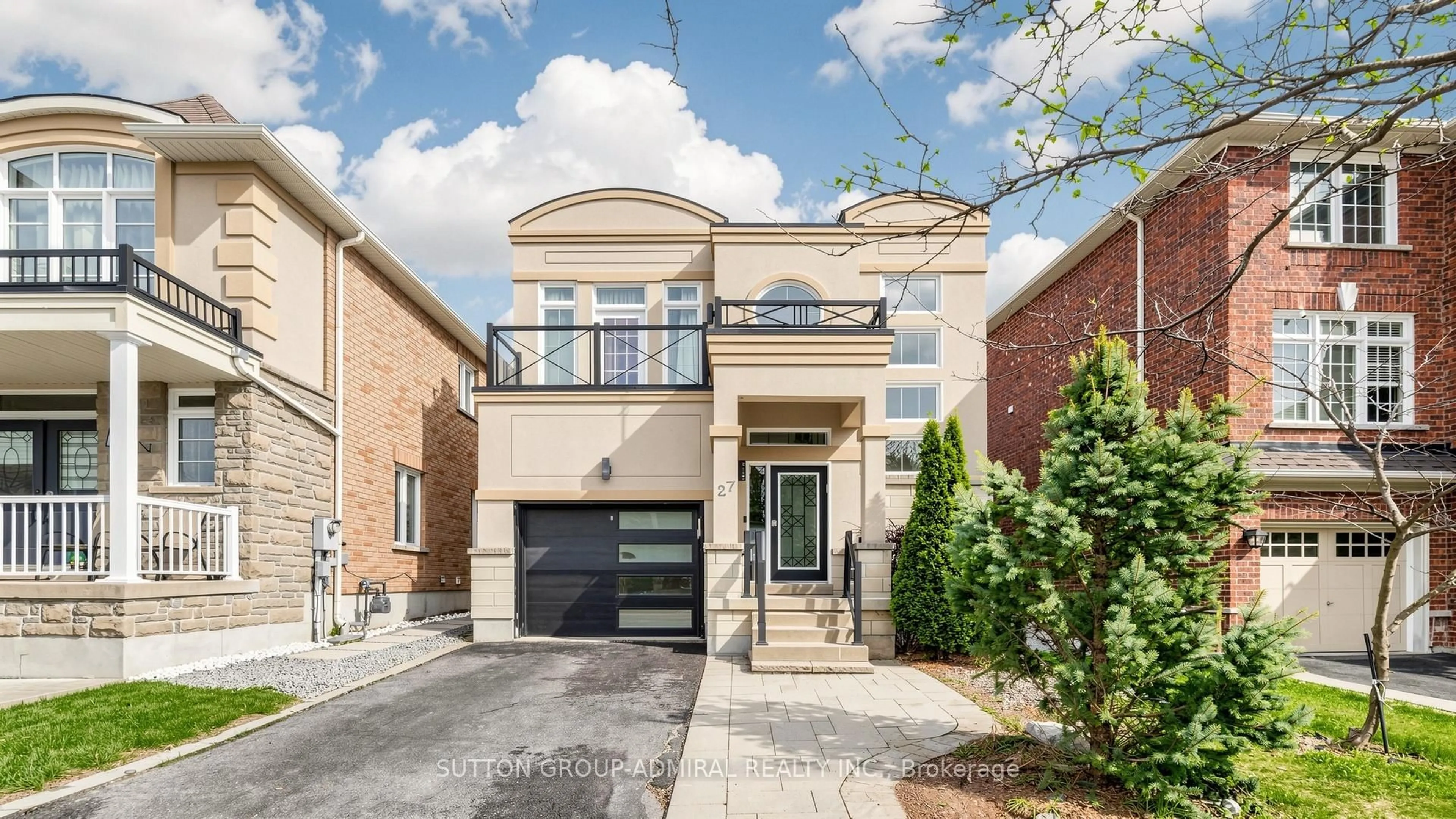 Home with brick exterior material, street for 27 Asner Ave, Vaughan Ontario L6A 0W6