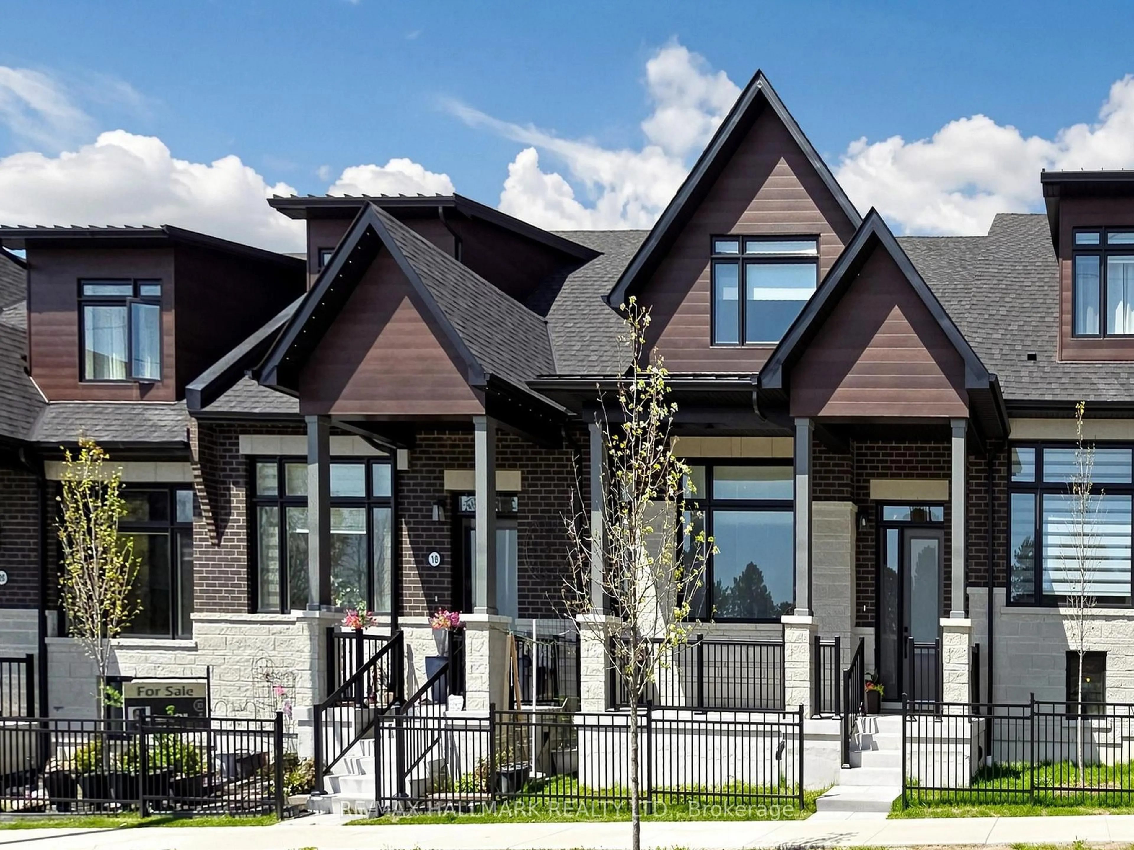 Home with brick exterior material, street for 16 Vern Robertson Gate, Uxbridge Ontario L9P 0R9