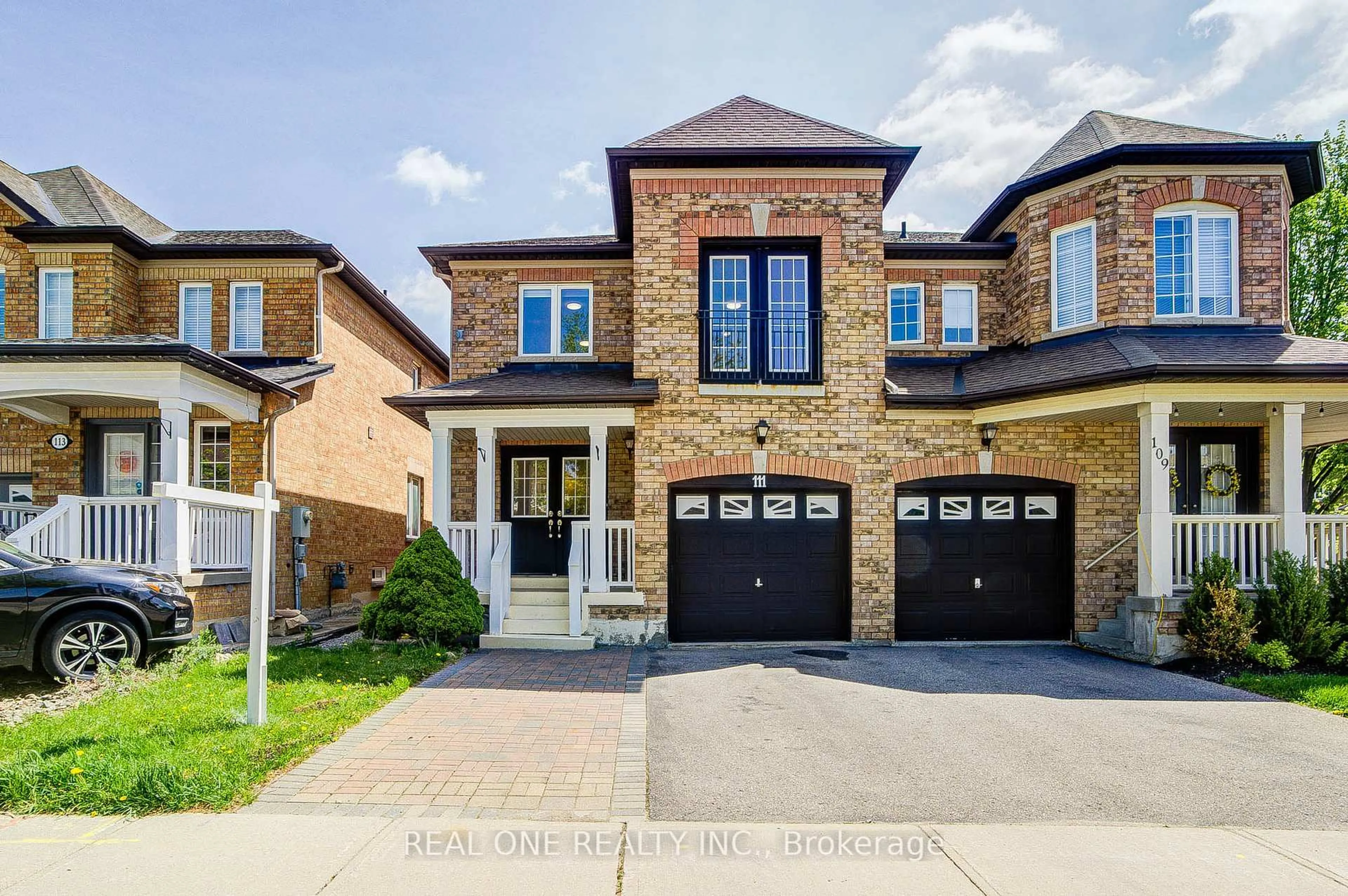 Home with brick exterior material, street for 111 Viscount Dr, Markham Ontario L6C 2P3