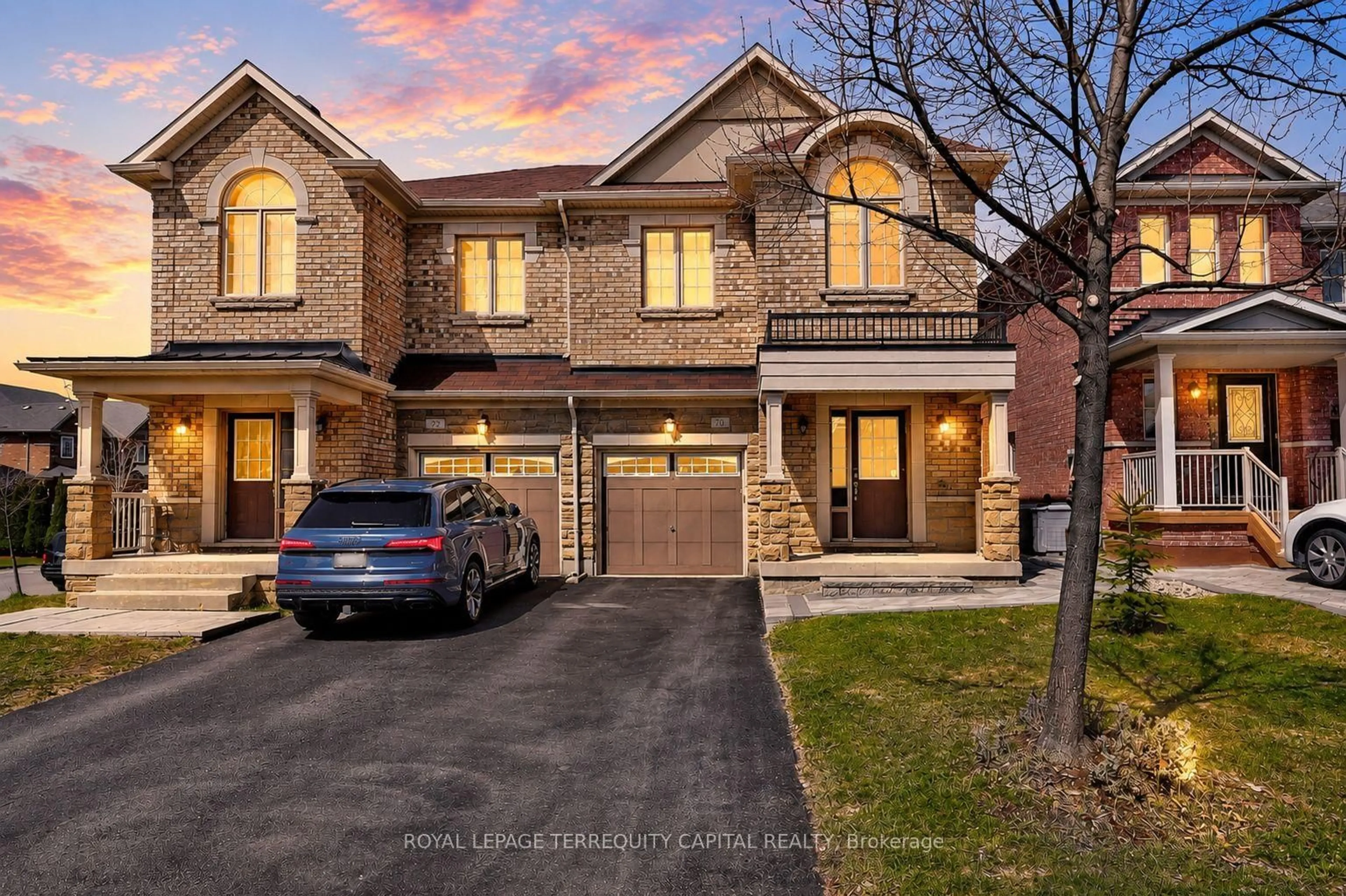 Home with brick exterior material, street for 70 Lealinds Rd, Vaughan Ontario L6A 0L9