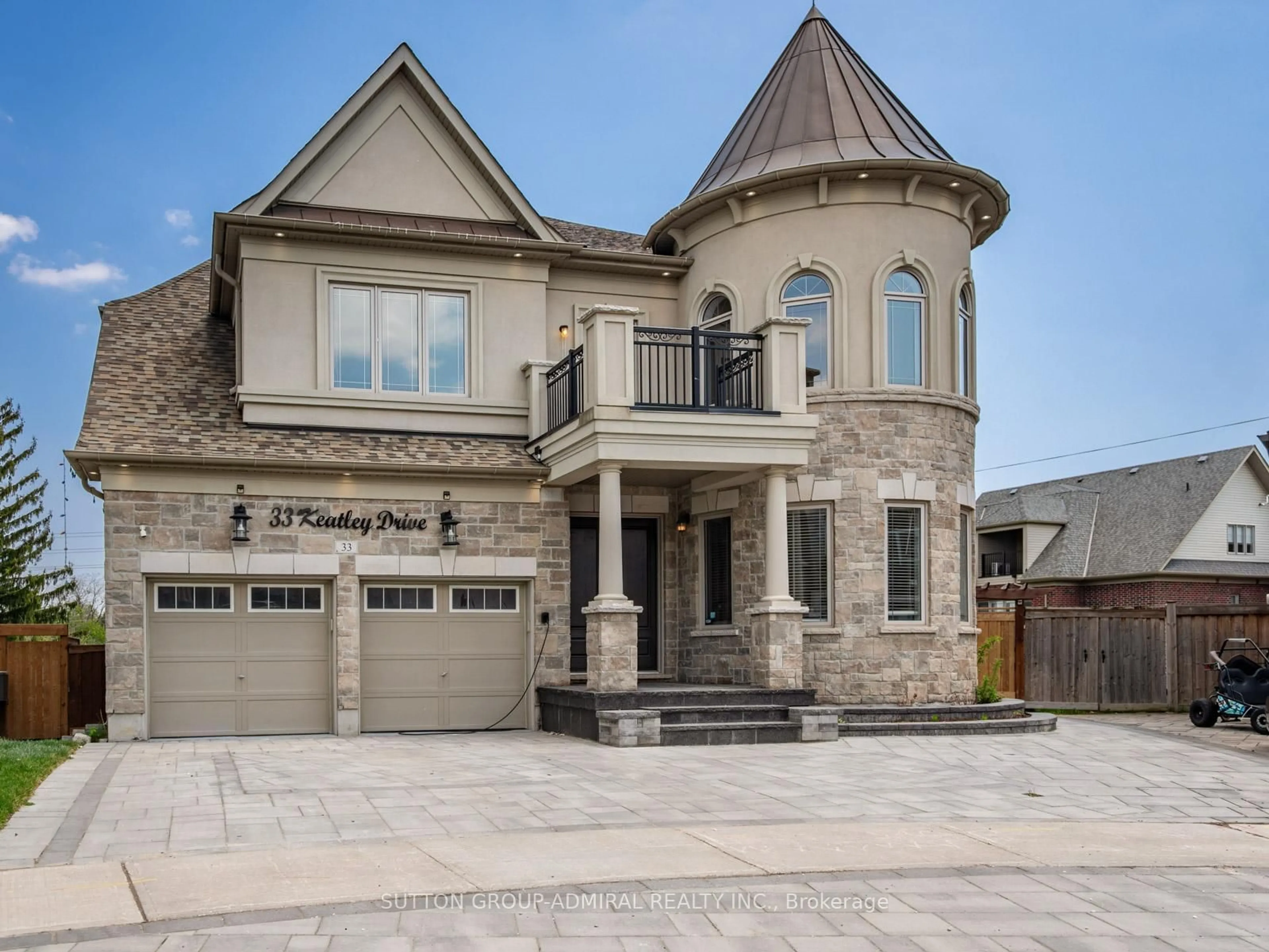 Home with brick exterior material, street for 33 Keatley Dr, Vaughan Ontario L6A 4Y3