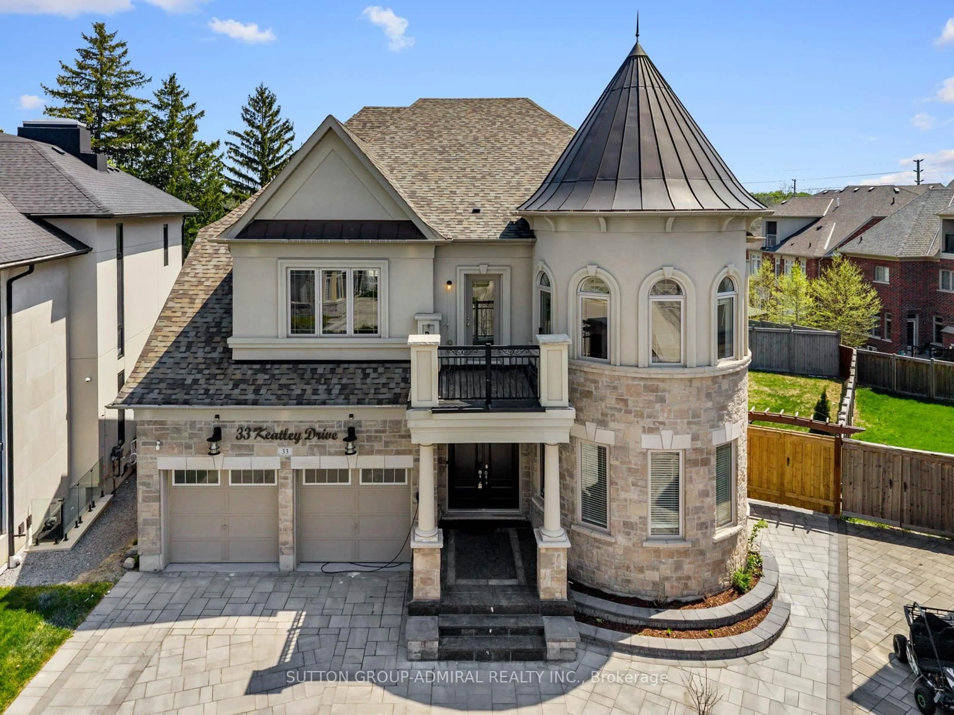 Home with brick exterior material, street for 33 Keatley Dr, Vaughan Ontario L6A 4Y3