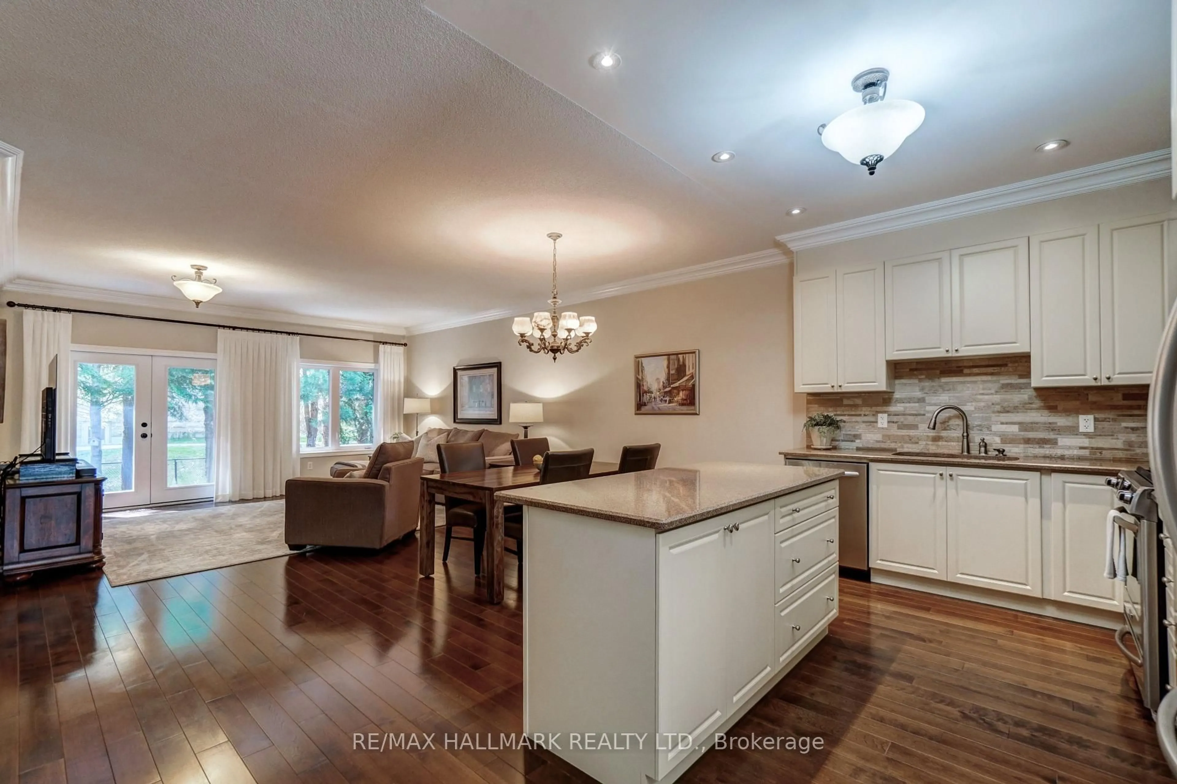 Open concept kitchen, unknown for 48 Fred Barnard Way, Uxbridge Ontario L9P 0B9
