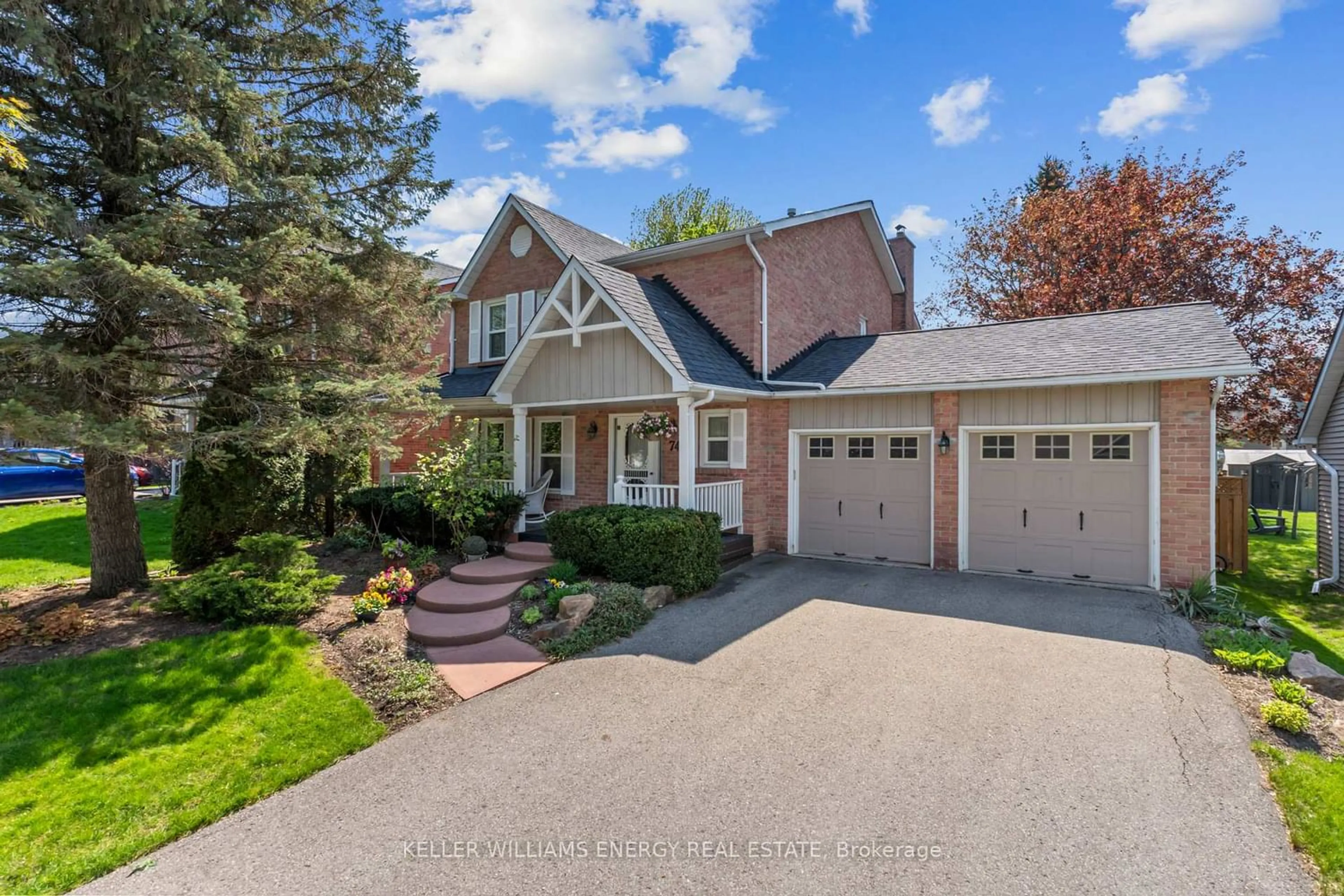 Home with brick exterior material, street for 74 Centre Rd, Uxbridge Ontario L9P 1A4