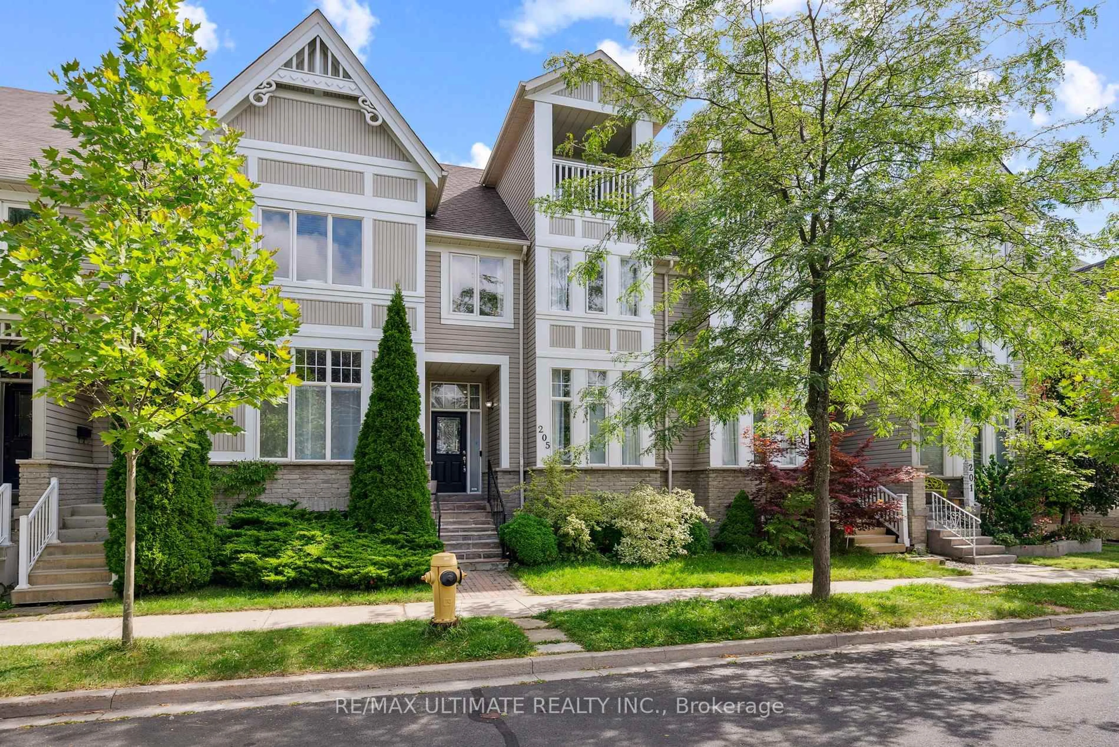 Home with brick exterior material, street for 205 Walkerville Rd, Markham Ontario L6B 1B9