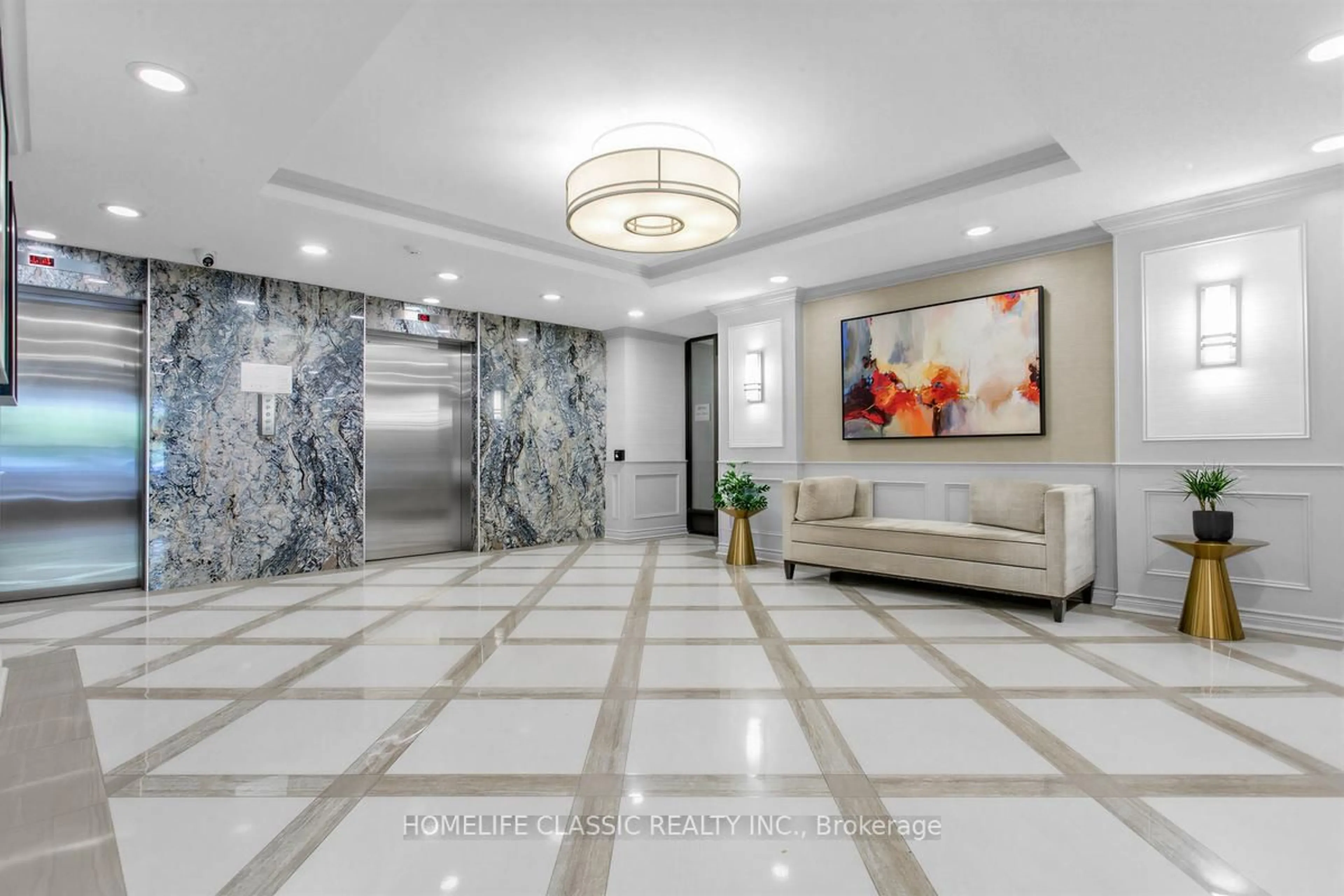 Lobby for 40 Baif Blvd #803, Richmond Hill Ontario L4C 5M9