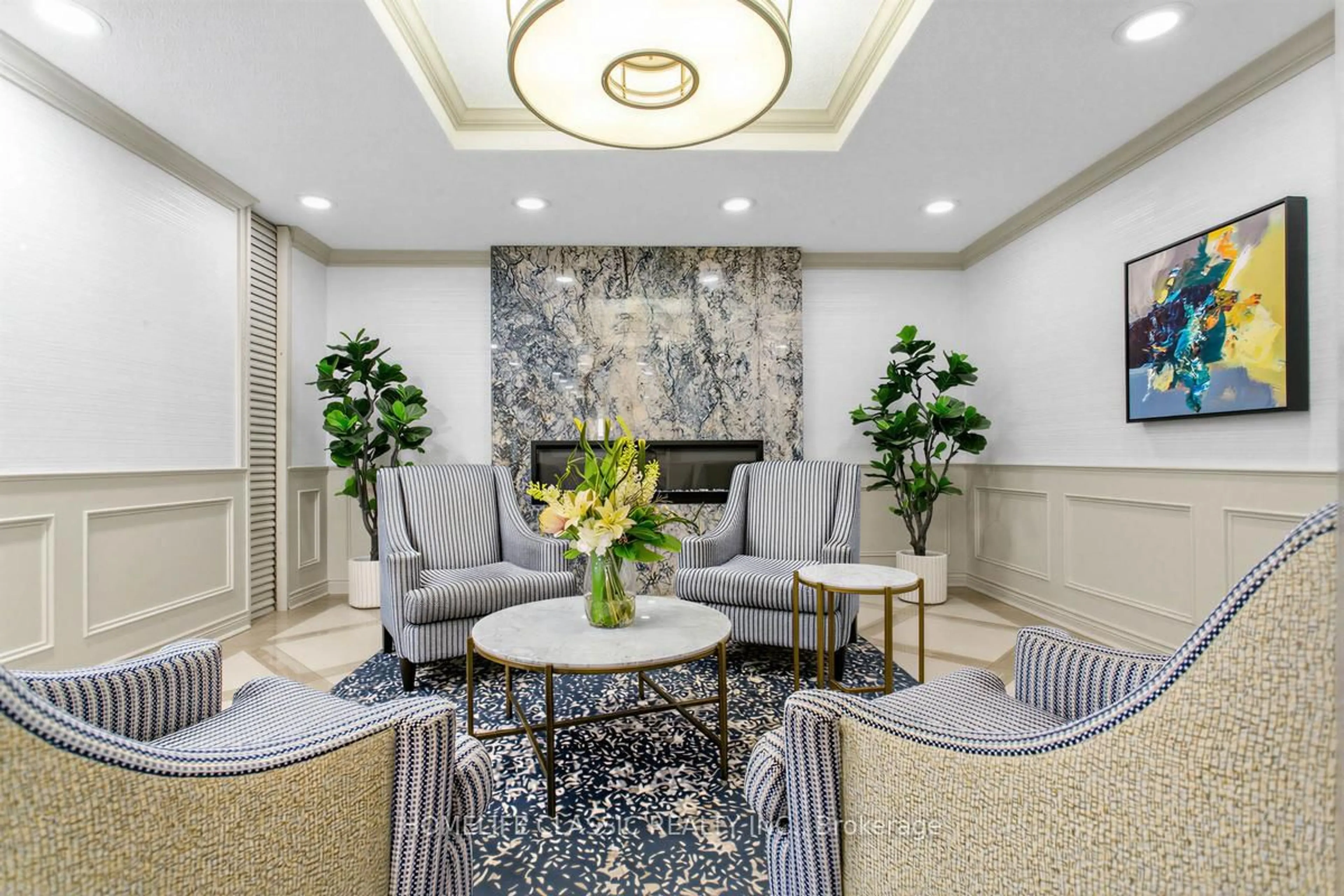 Lobby for 40 Baif Blvd #803, Richmond Hill Ontario L4C 5M9