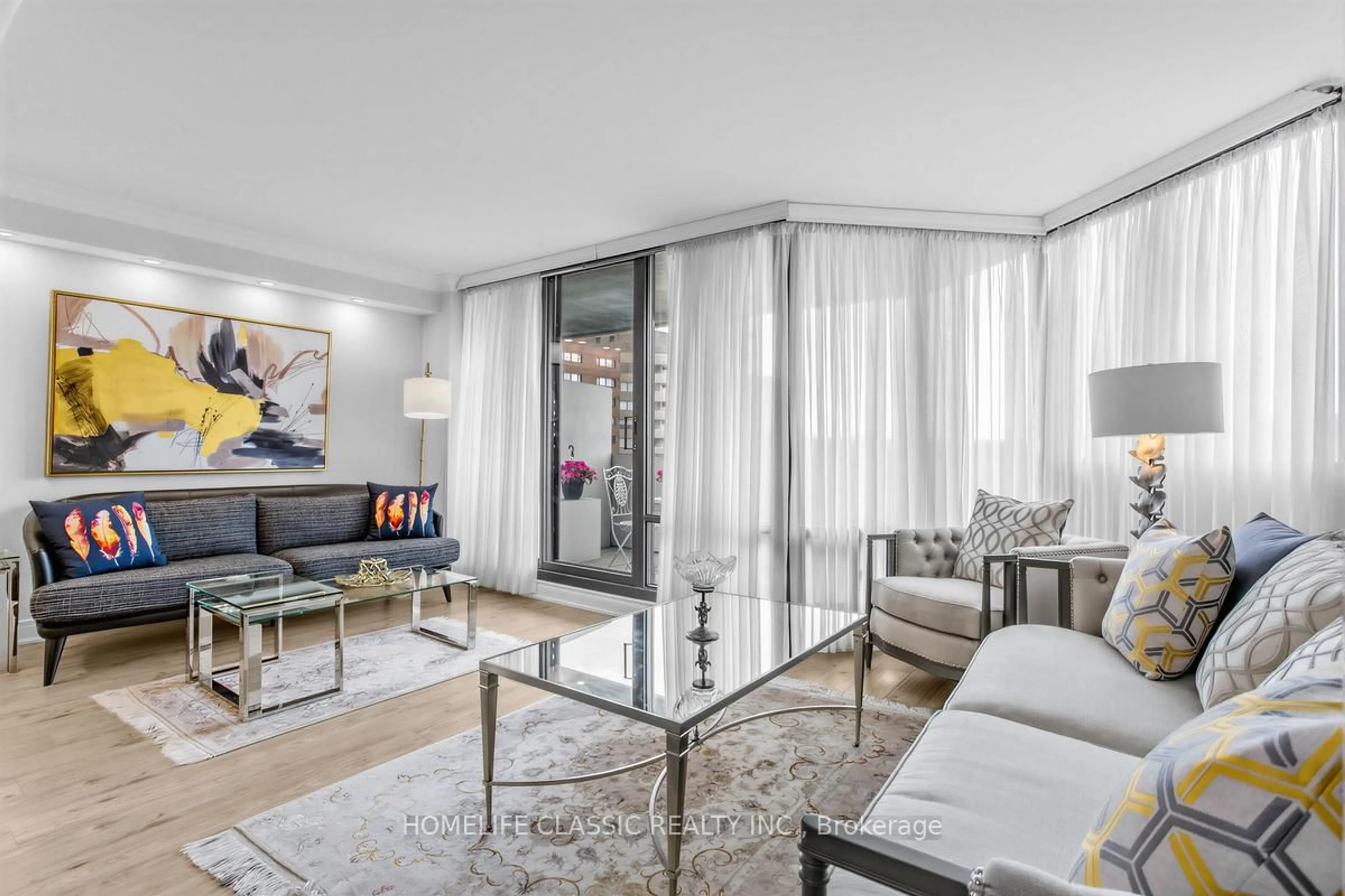 Living room with furniture, unknown for 40 Baif Blvd #803, Richmond Hill Ontario L4C 5M9