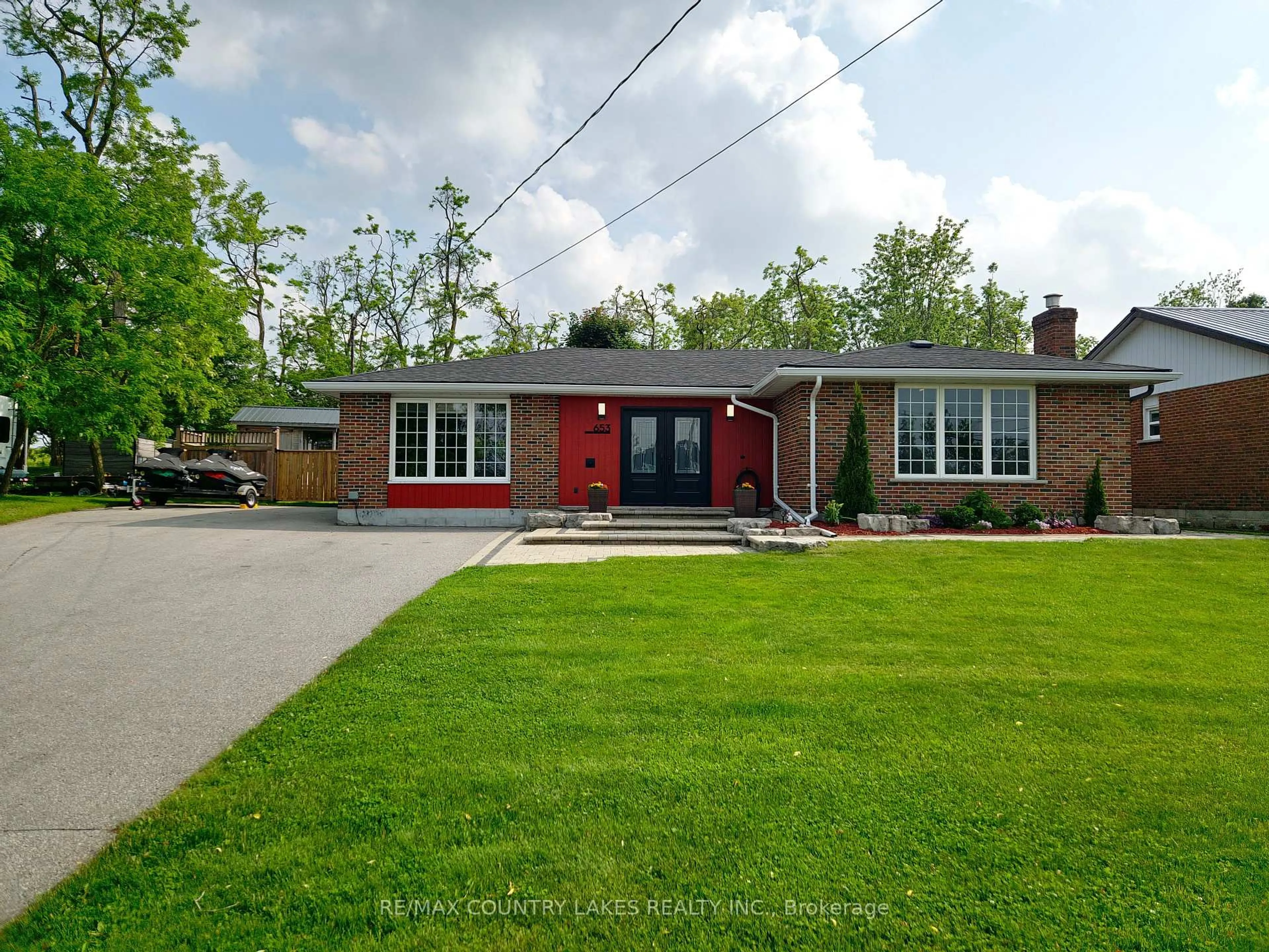 Home with brick exterior material, street for 653 Simcoe St, Brock Ontario L0K 1A0