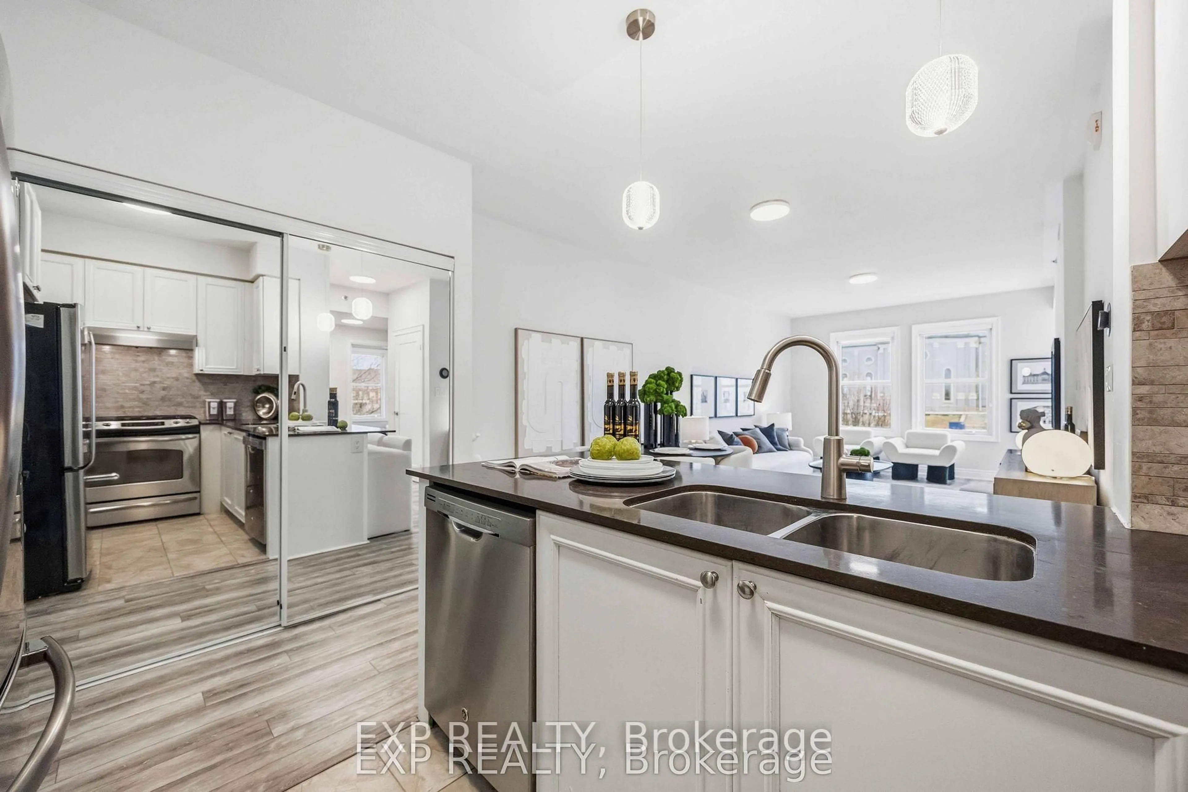 Open concept kitchen, unknown for 28 Prince Regent St #211, Markham Ontario L6C 0V5