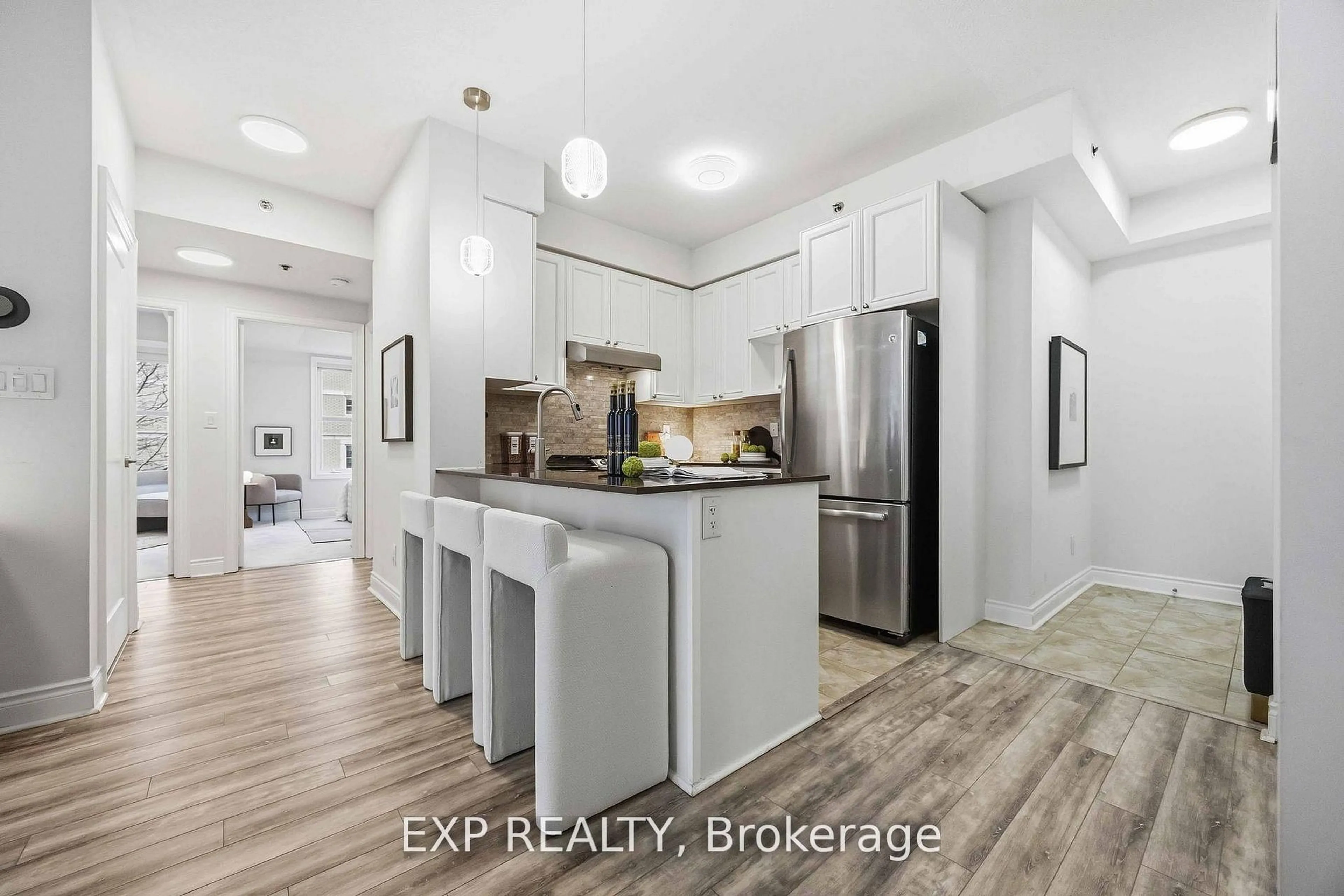Open concept kitchen, unknown for 28 Prince Regent St #211, Markham Ontario L6C 0V5