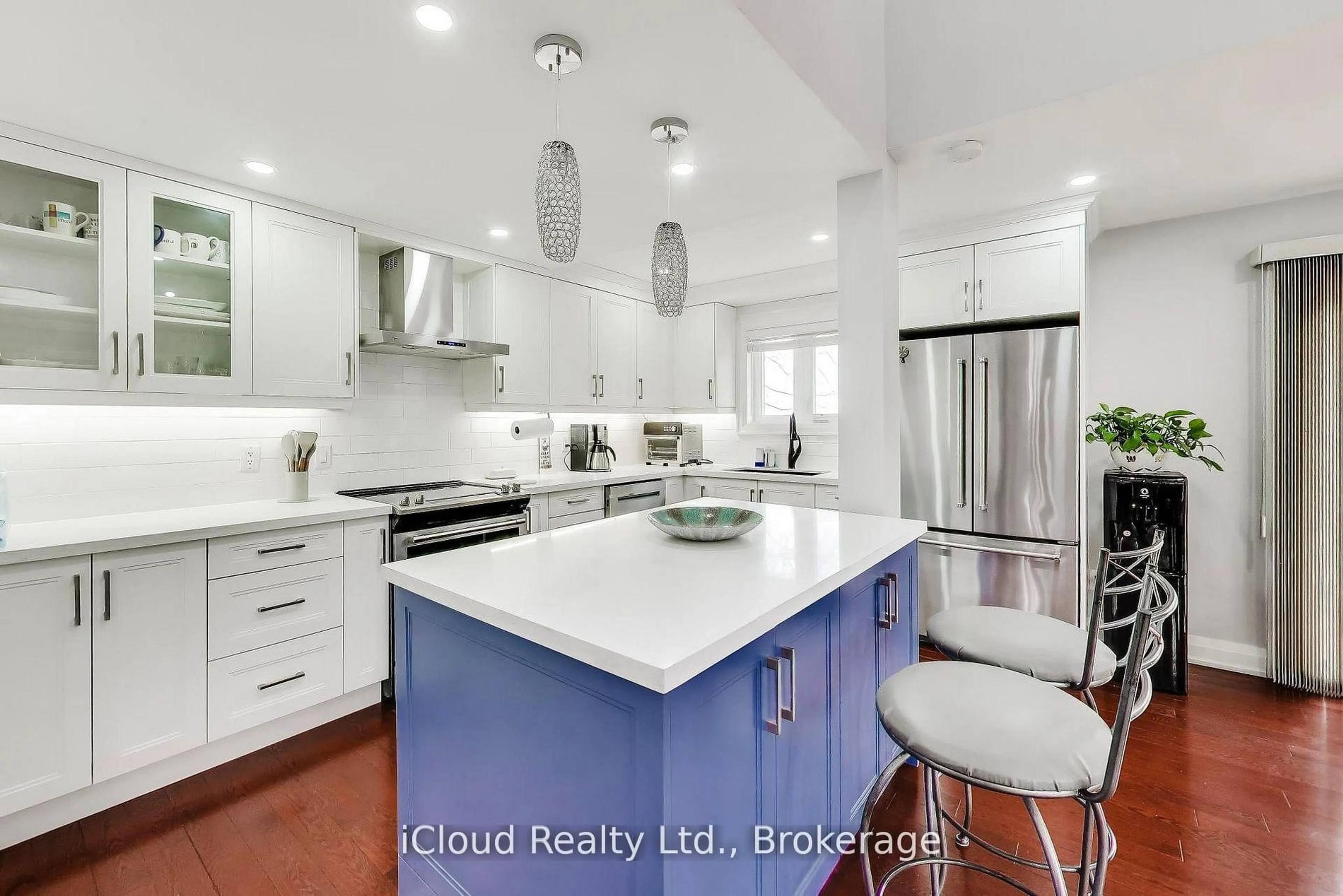 Contemporary kitchen, ceramic/tile floor for 16175 Jane St, King Ontario L7B 0G3