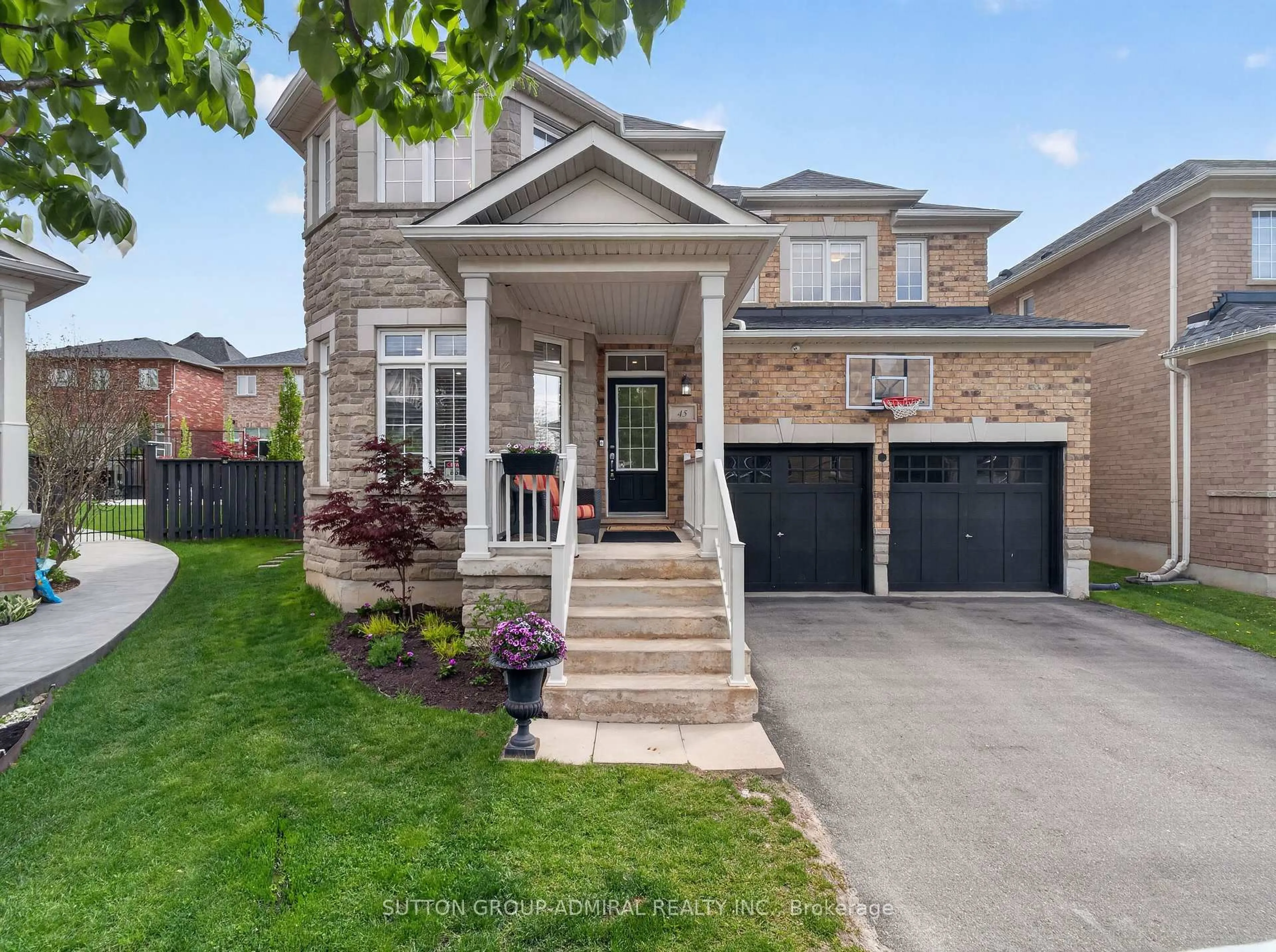 Home with brick exterior material, street for 45 Gamla Rd, Vaughan Ontario L6A 0W5