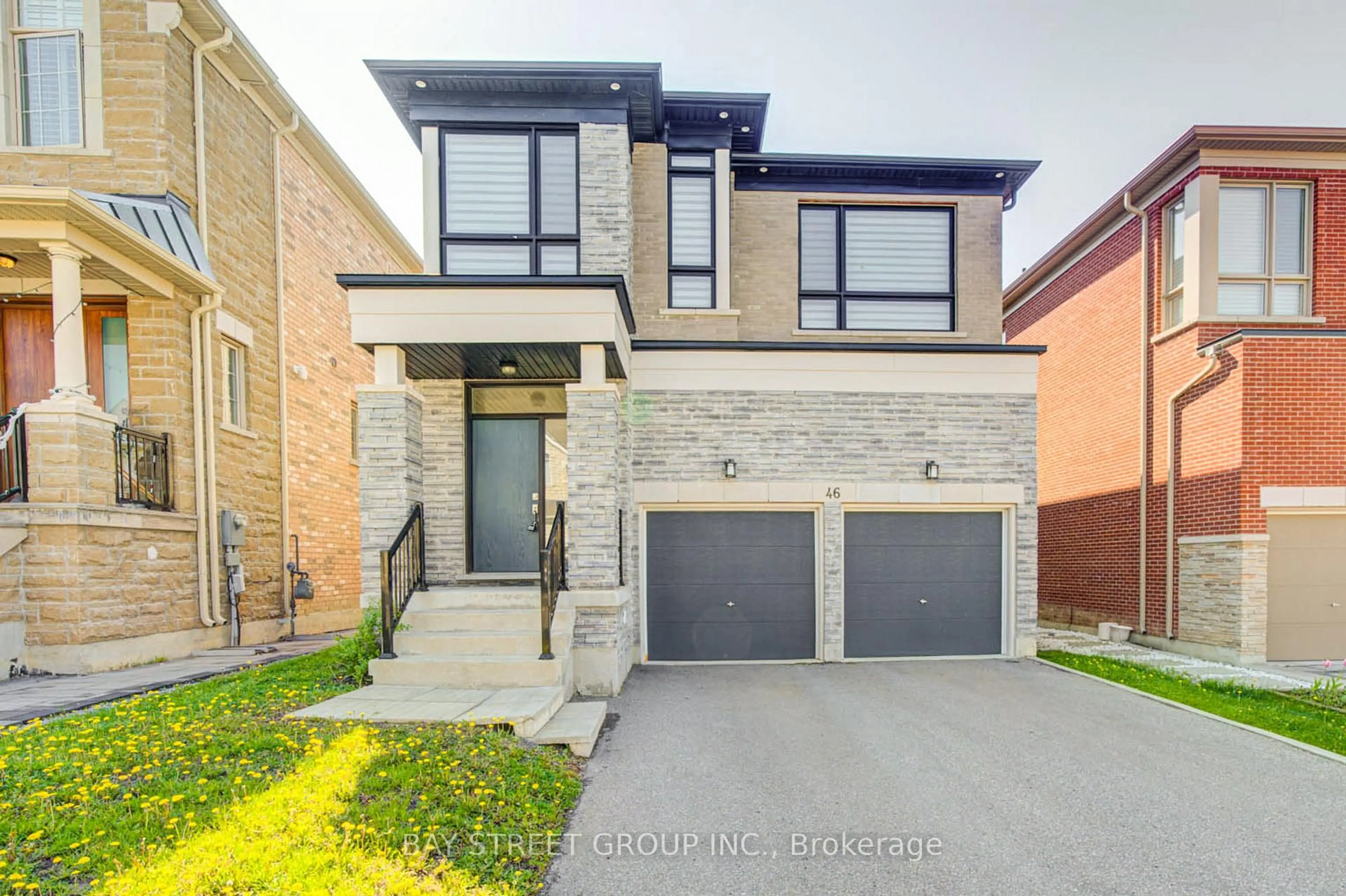 Home with brick exterior material, street for 46 Leary Cres, Richmond Hill Ontario L4S 0G7