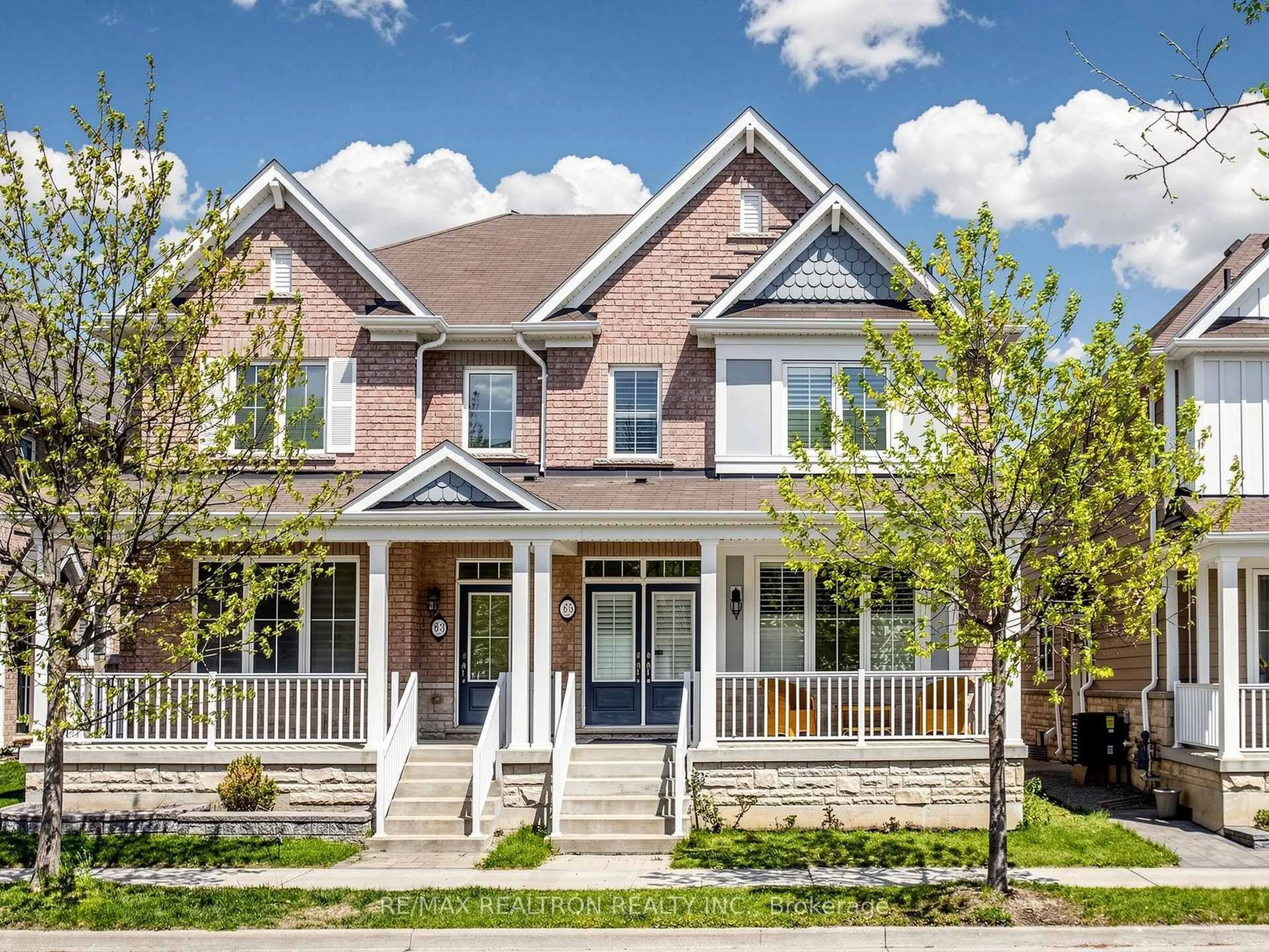 Home with brick exterior material, street for 65 Black Creek Dr, Markham Ontario L6B 0Y4