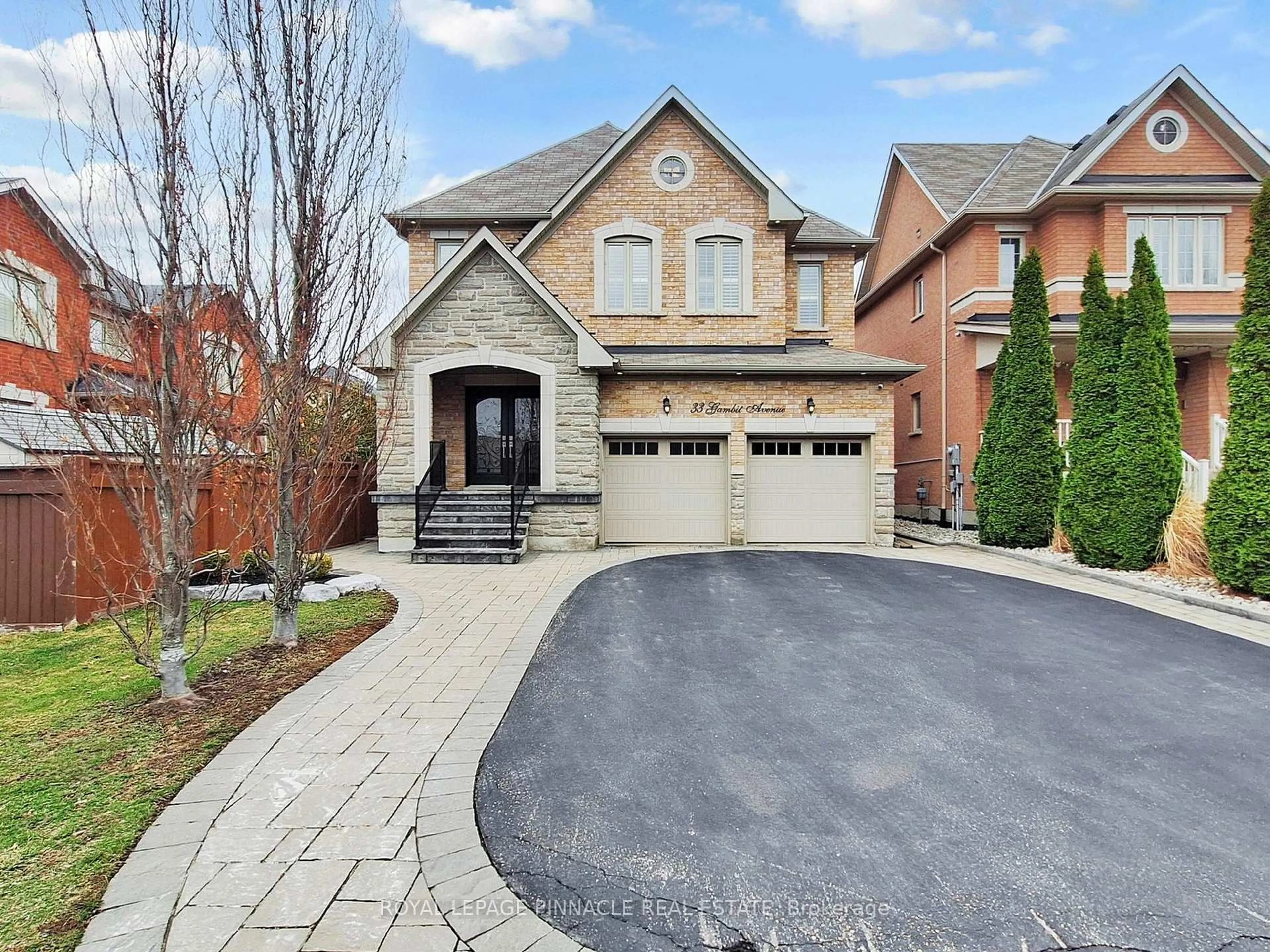 Home with brick exterior material, street for 33 Gambit Ave, Vaughan Ontario L4H 0Y7