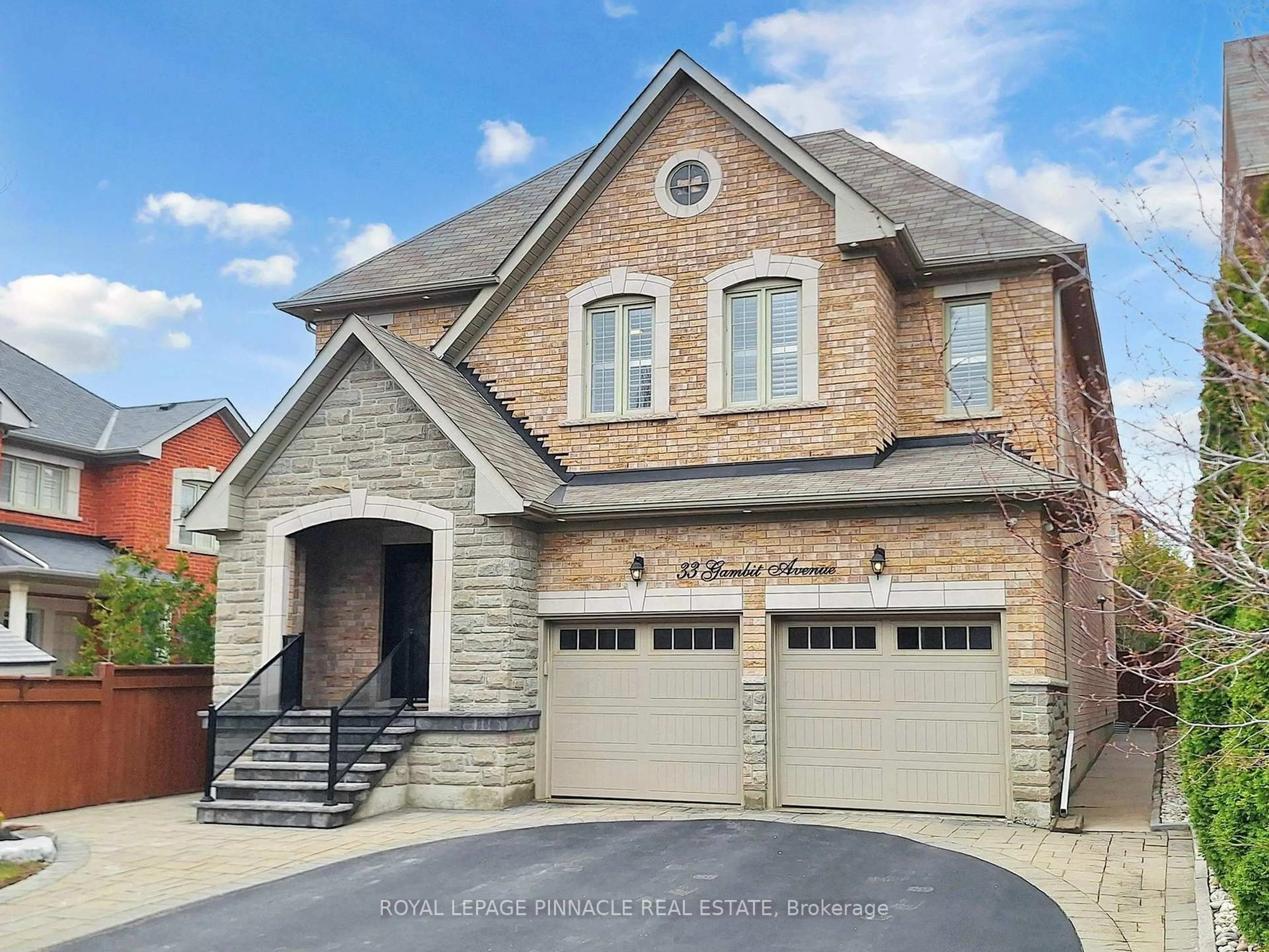 Home with brick exterior material, street for 33 Gambit Ave, Vaughan Ontario L4H 0Y7