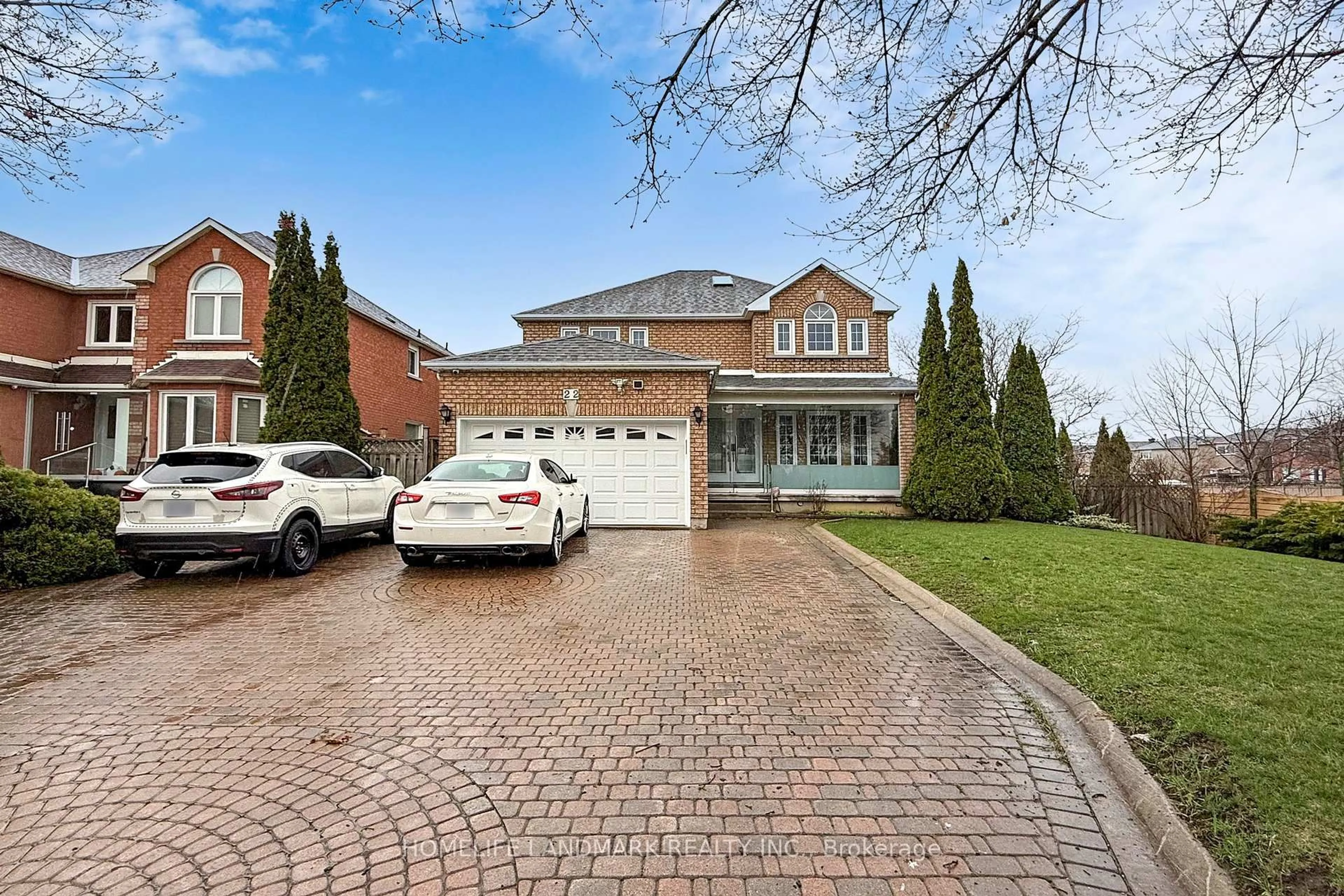 Home with brick exterior material, street for 22 Lynda Mcneil Pl, Markham Ontario L3S 3E4