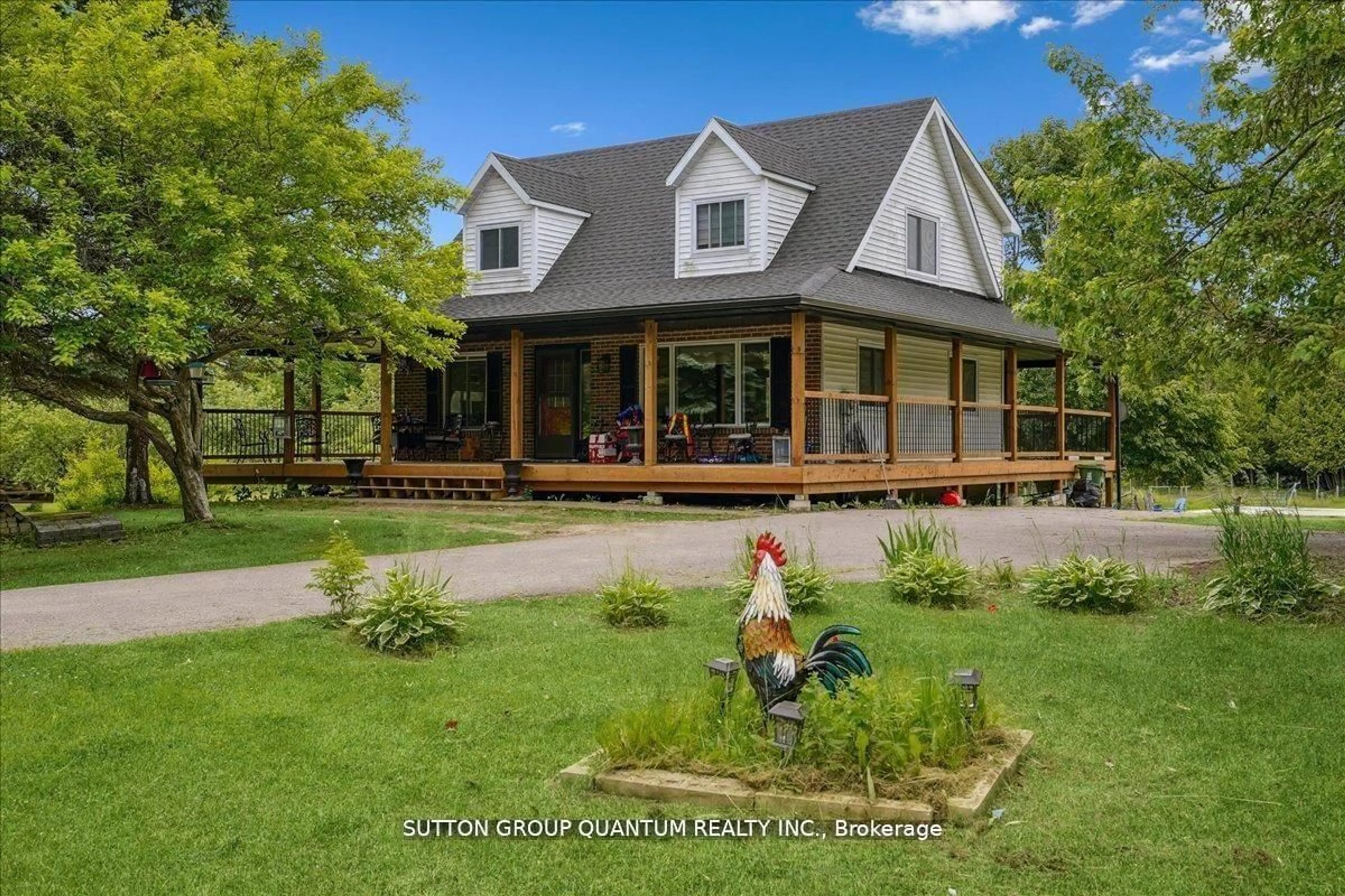 A pic from outside/outdoor area/front of a property/back of a property/a pic from drone, water/lake/river/ocean view for 12700 Highway 12, Brock Ontario L0C 1H0