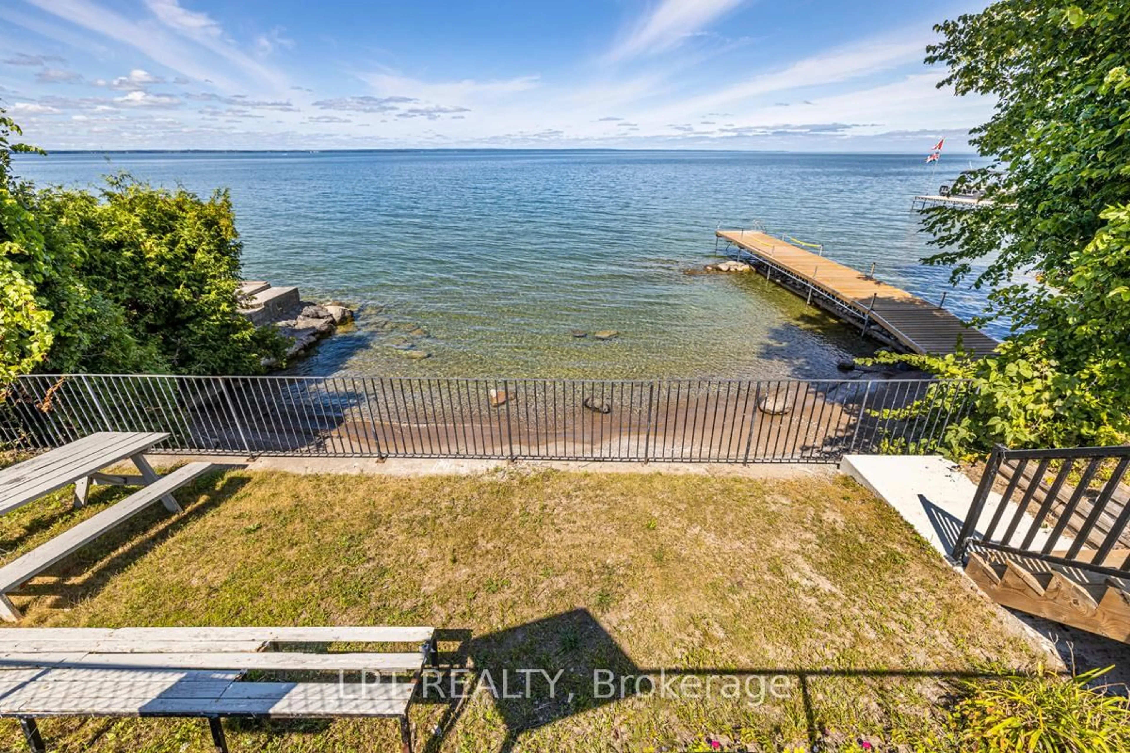 A pic from outside/outdoor area/front of a property/back of a property/a pic from drone, water/lake/river/ocean view for 808 Montsell Ave, Georgina Ontario L0E 1S0