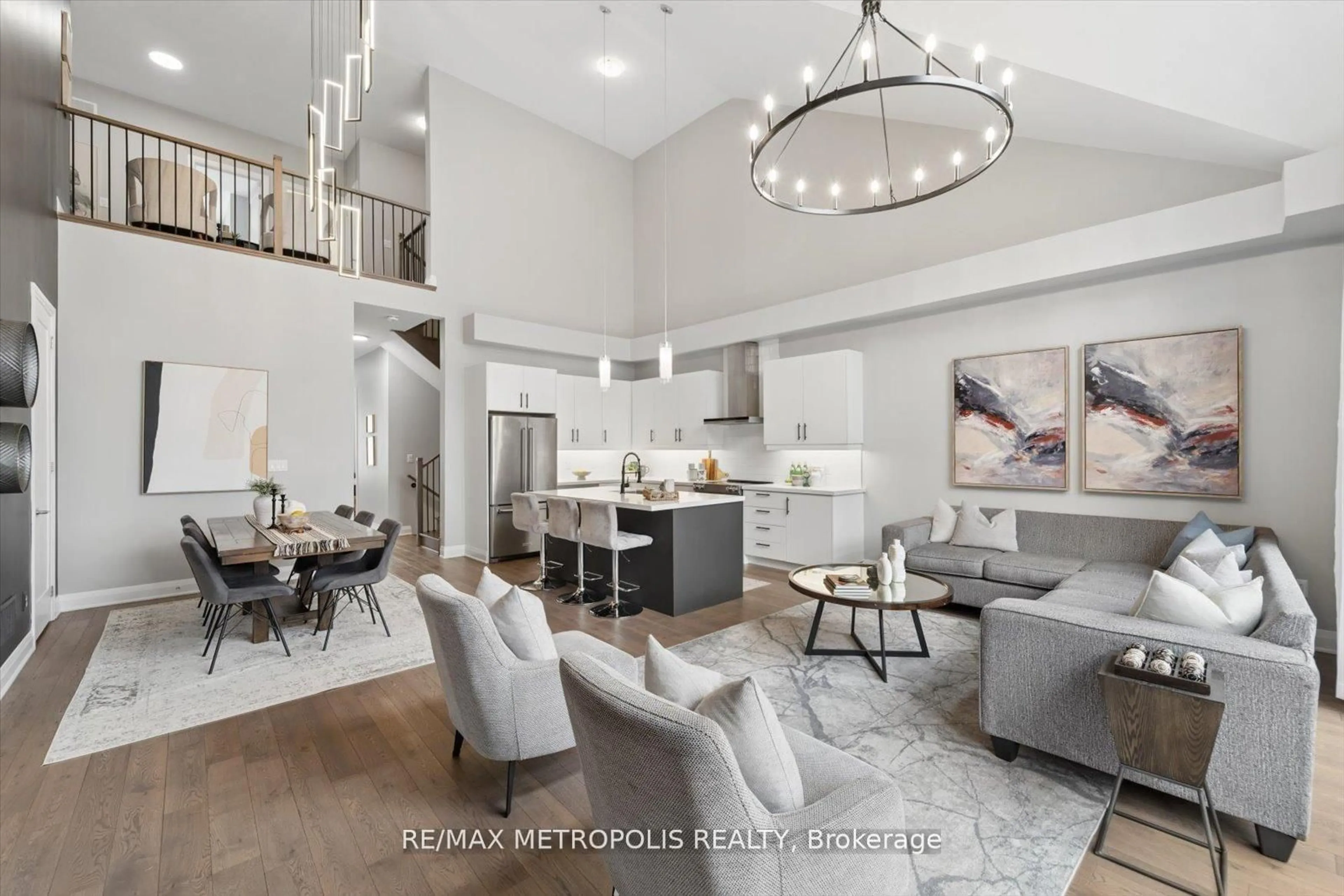 Open concept kitchen, unknown for 19 Vern Robertson Gate, Uxbridge Ontario L9P 0R9