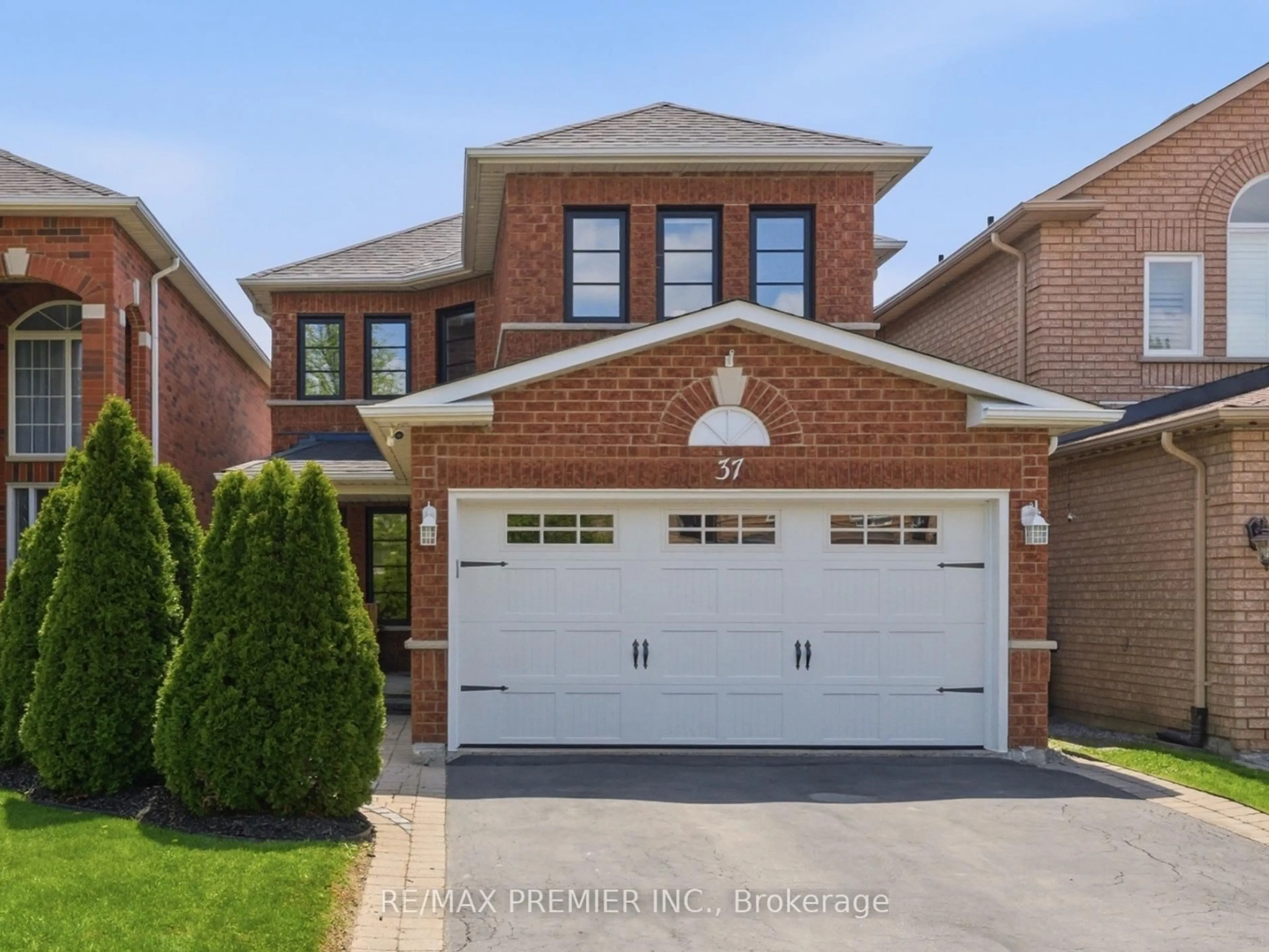 Home with brick exterior material, street for 37 Princeton Gate, Vaughan Ontario L6A 2R7