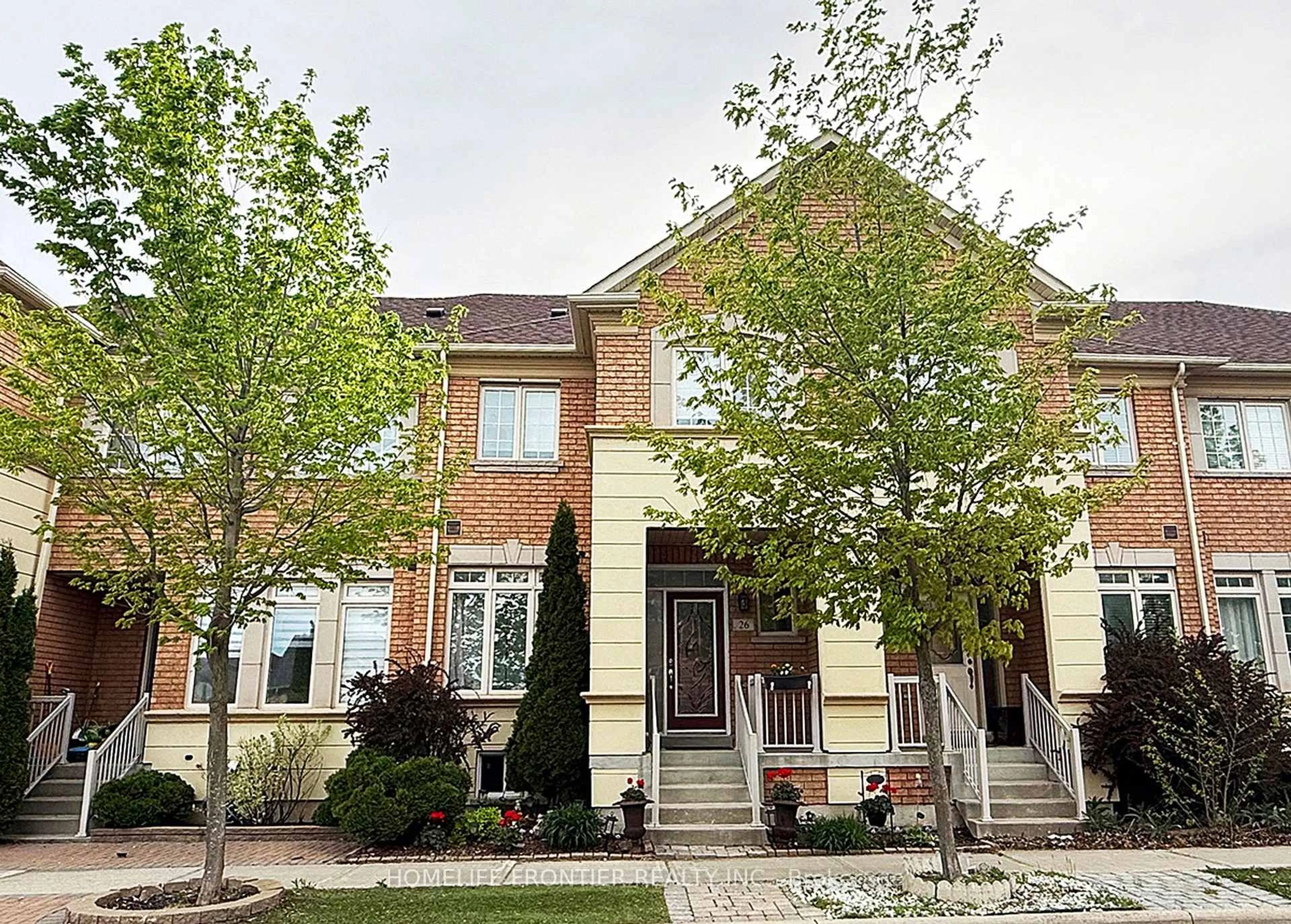 Home with brick exterior material, street for 26 Outer Banks Dr, Markham Ontario L6B 0N5