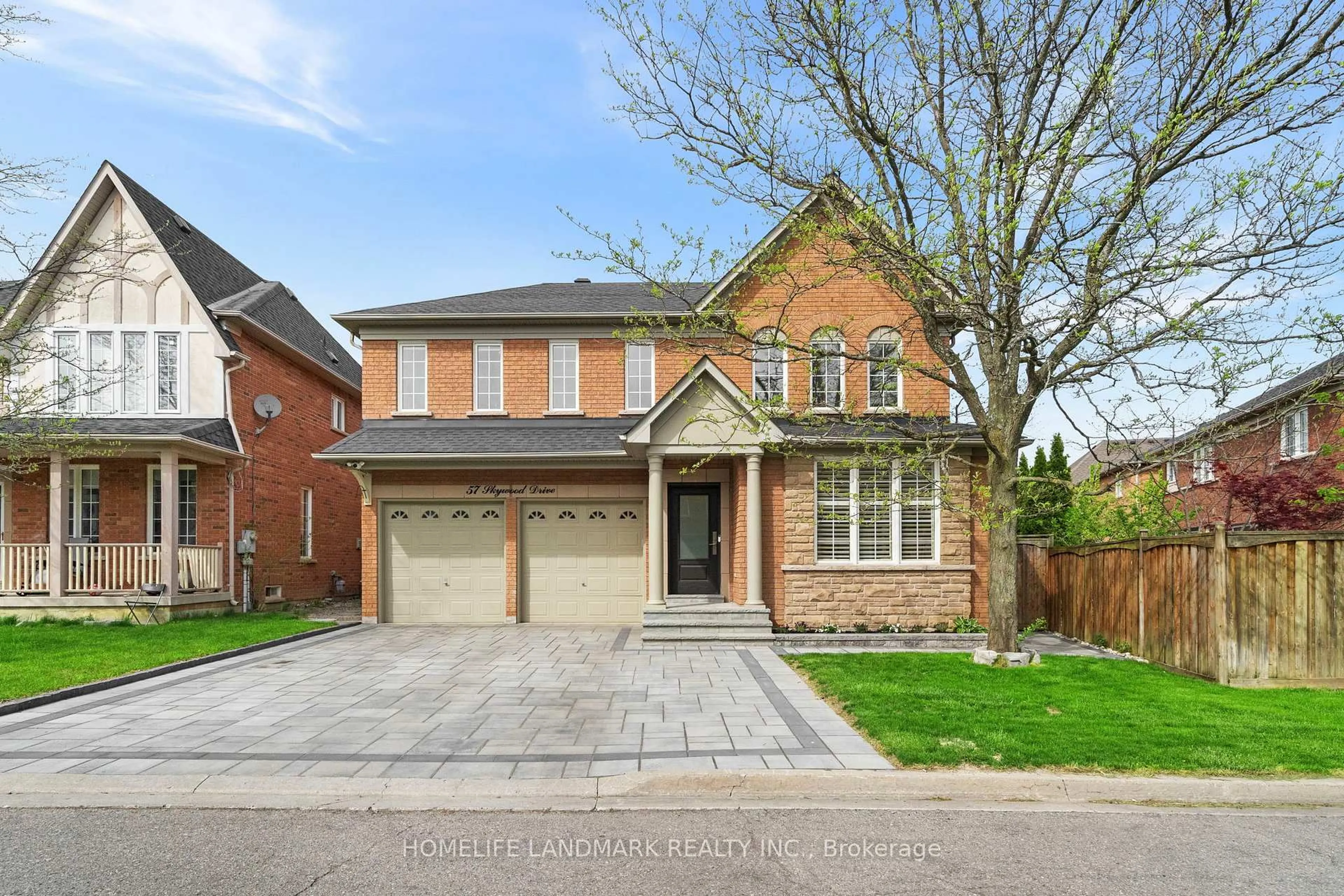 Home with brick exterior material, street for 57 Skywood Dr, Richmond Hill Ontario L4E 4L1
