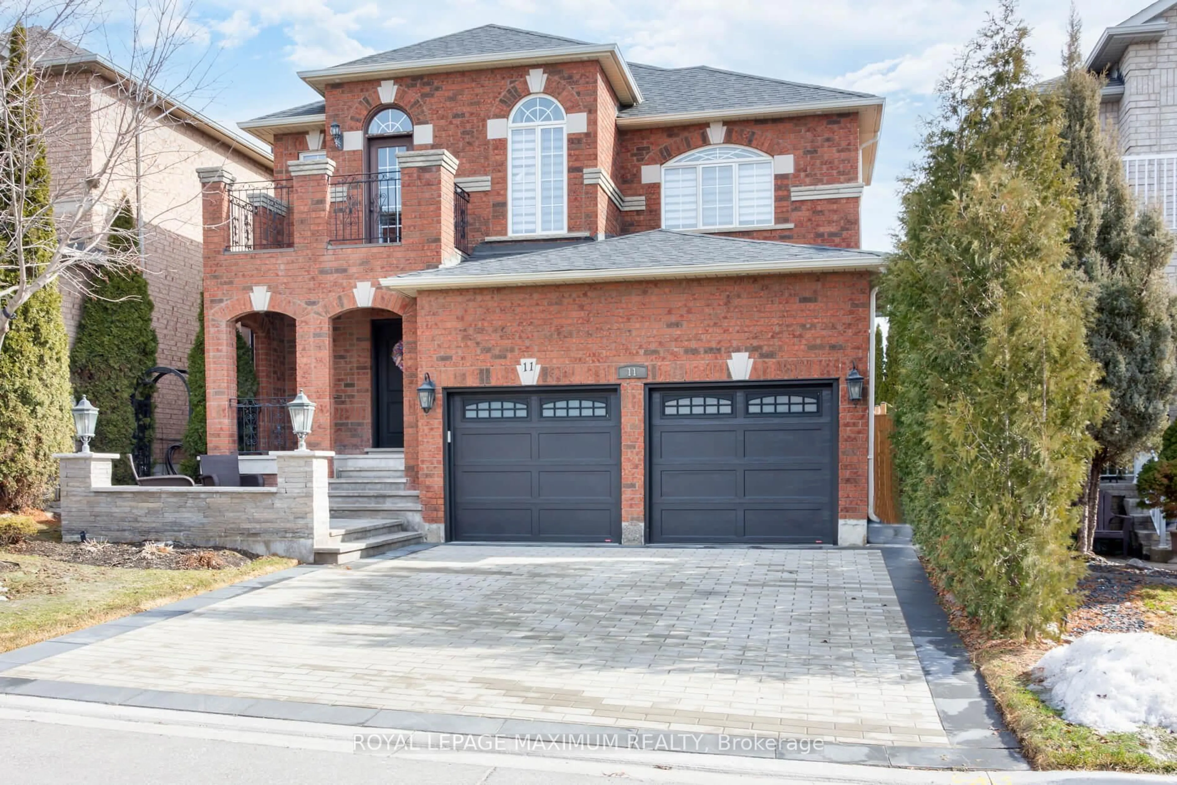 Home with brick exterior material, street for 11 Masi Crt, Vaughan Ontario L4H 1V5