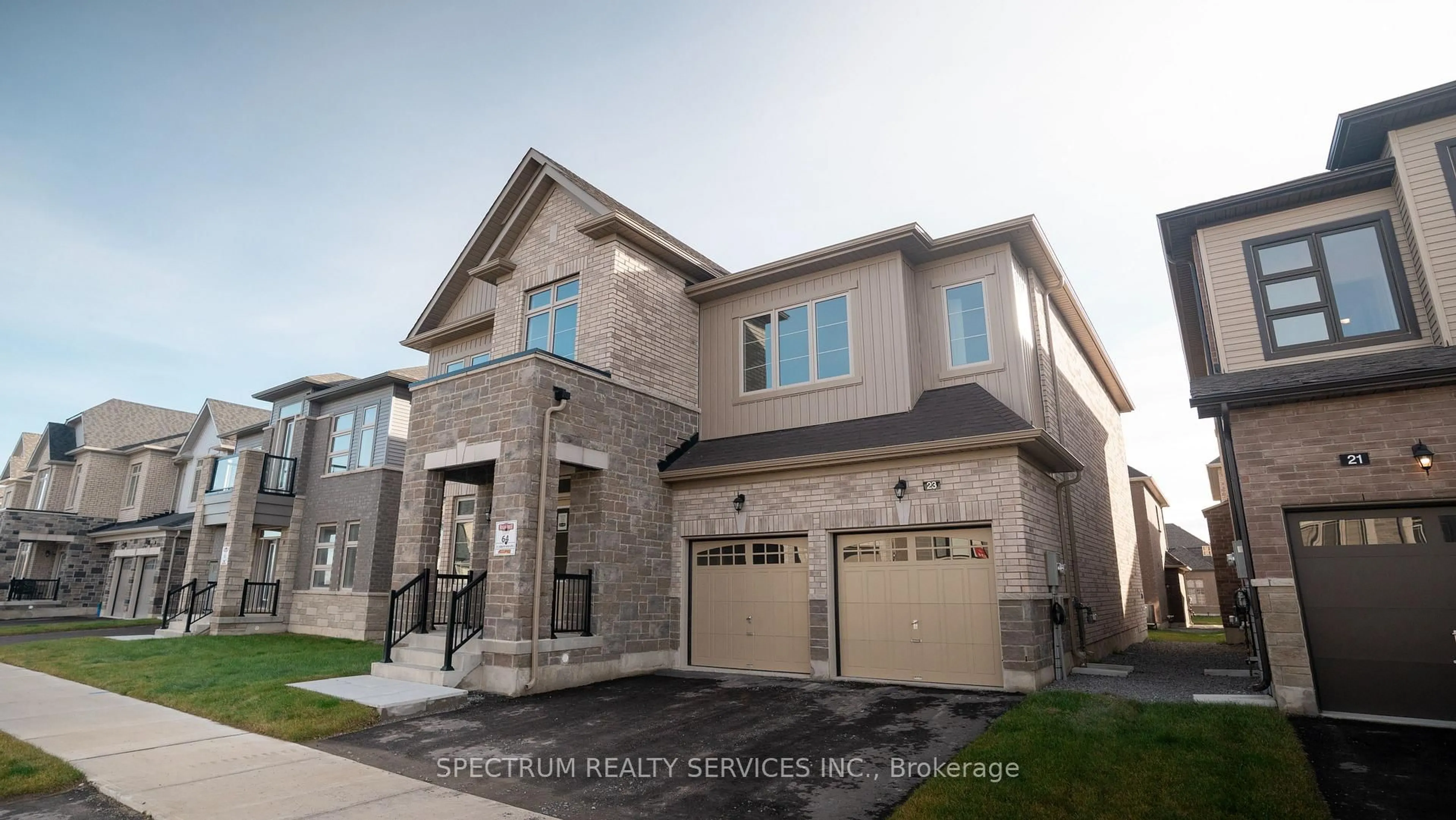 Home with brick exterior material, street for 23 Lorrain Hand Cres, Georgina Ontario L4P 0T2