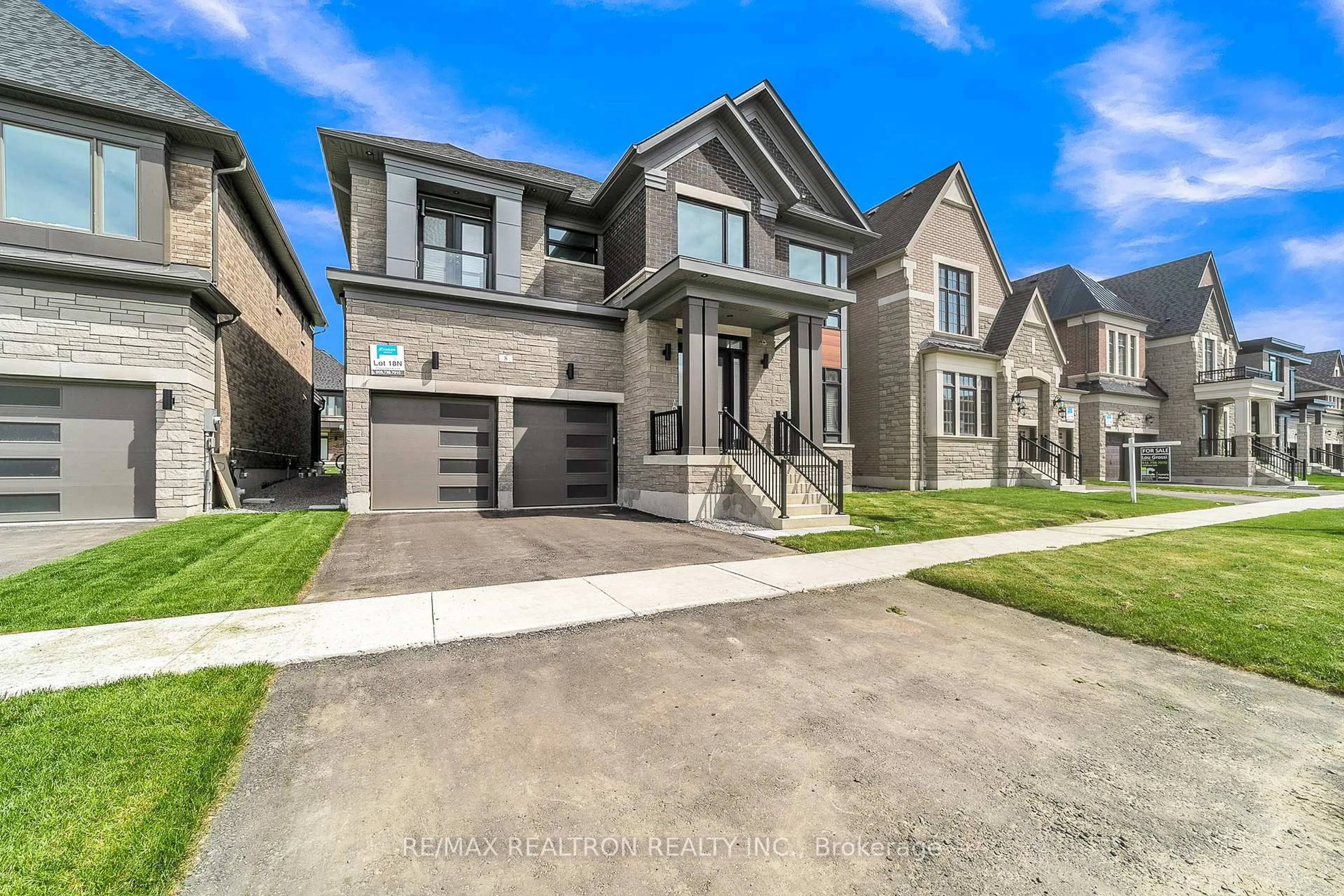 Home with brick exterior material, street for 8 Saxby Farm Ave, King Ontario L7B 0T1