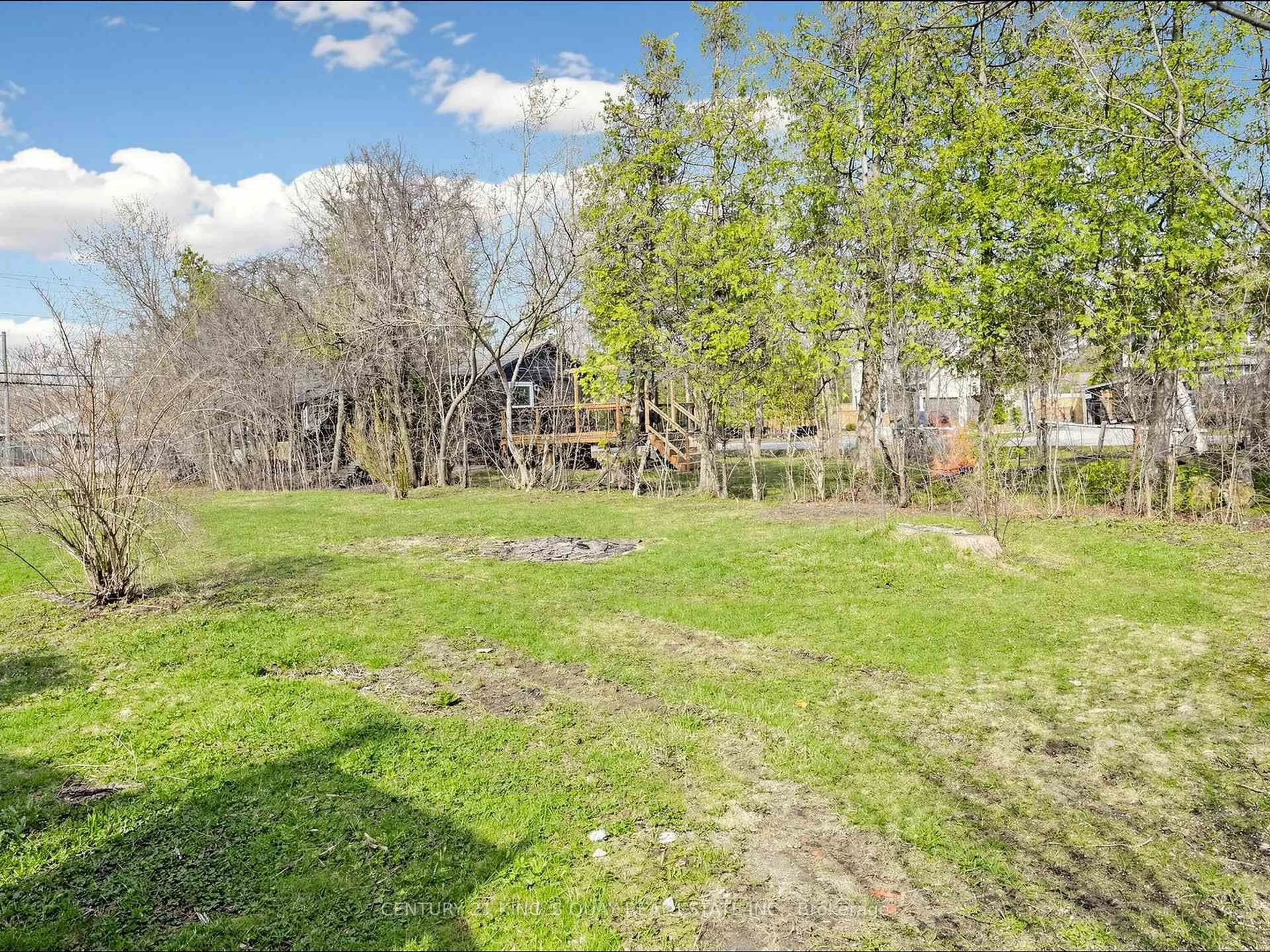 A pic from outside/outdoor area/front of a property/back of a property/a pic from drone, forest/trees view for 1975 Metro Rd, Georgina Ontario L0E 1L0