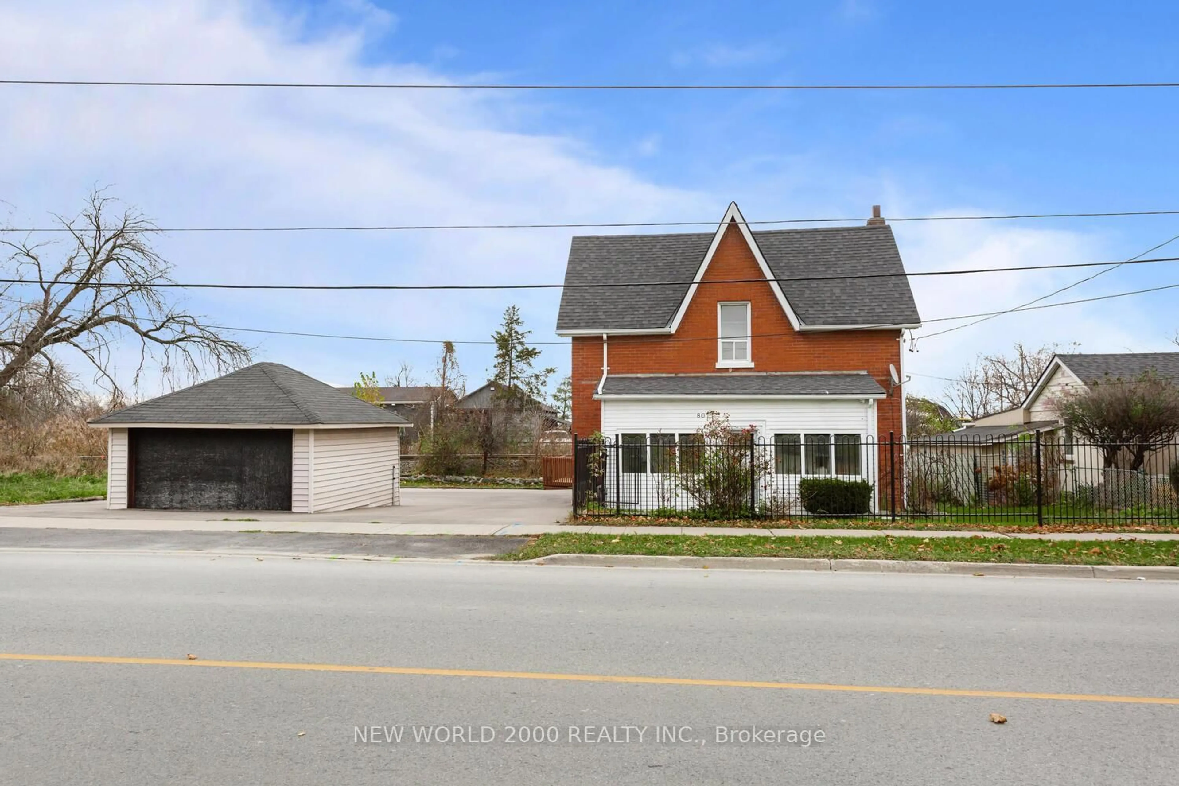 Home with brick exterior material, street for 8071 Kipling Ave, Vaughan Ontario L4L 2A2