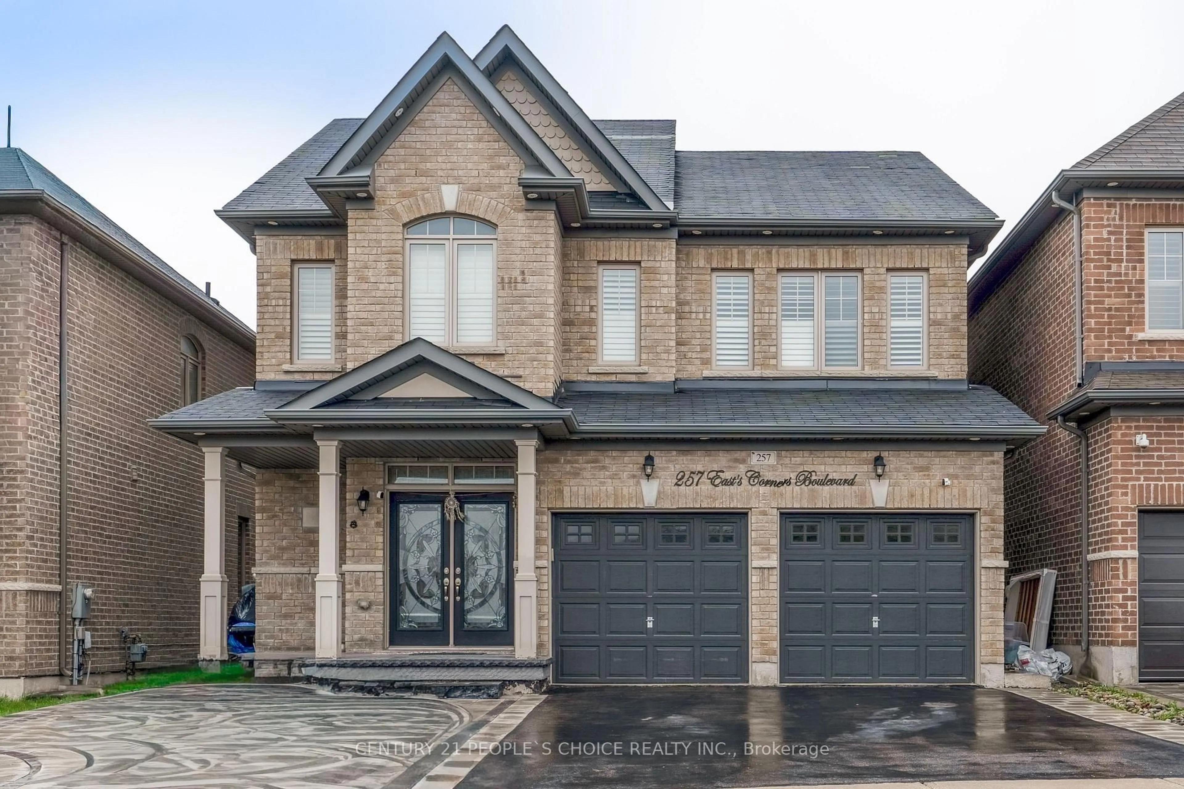Home with brick exterior material, street for 257 East's Corners Blvd, Vaughan Ontario L4H 4L7