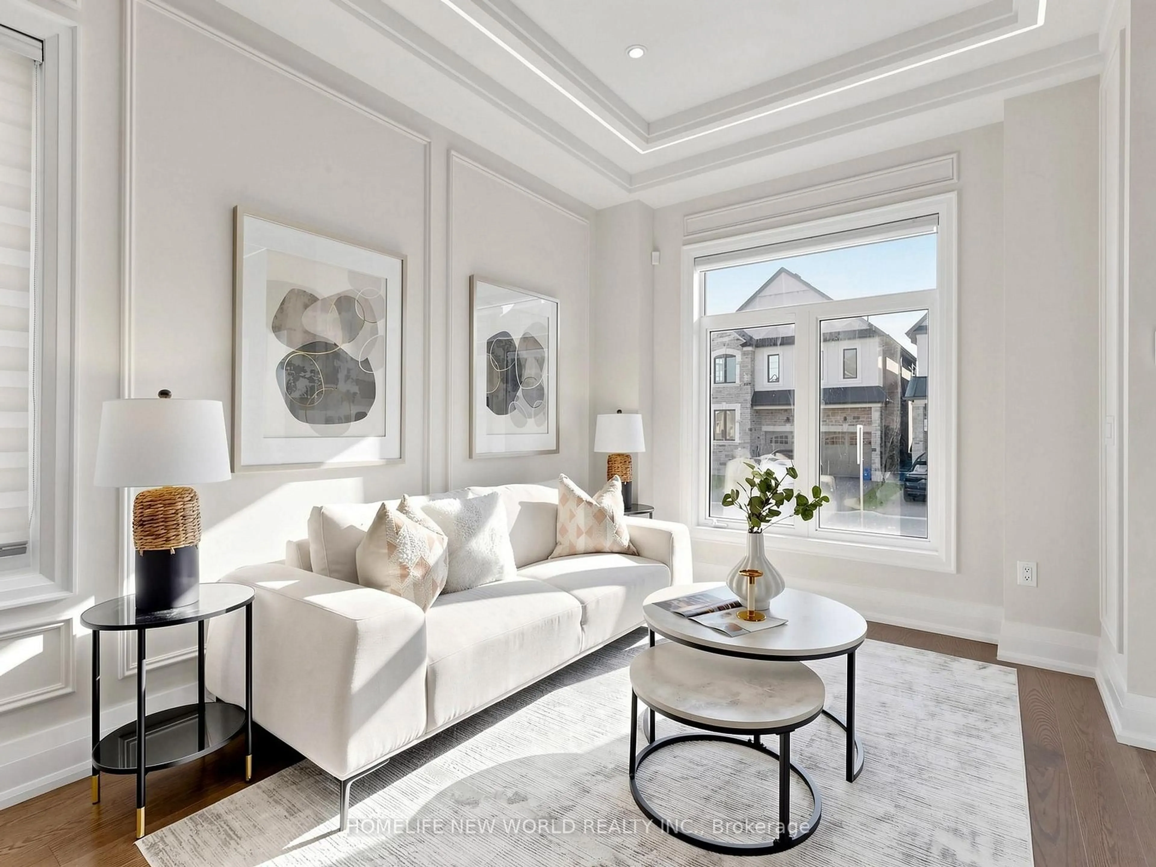 Living room with furniture, unknown for 72 Crofting Cres, Markham Ontario L6E 0W1